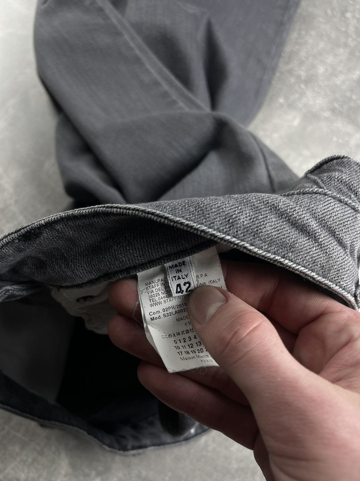 Maison Margiela MM6 Maison Martin Margiela Gray Slim Zip Ankle Jeans Size 28" / US 6 / IT 42 - 13 Thumbnail