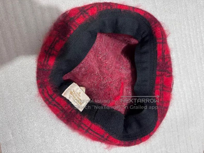 Vivienne Westwood Vivienne Westwood Vintage Red Velvet Beret with Bells Size ONE SIZE - 8 Thumbnail