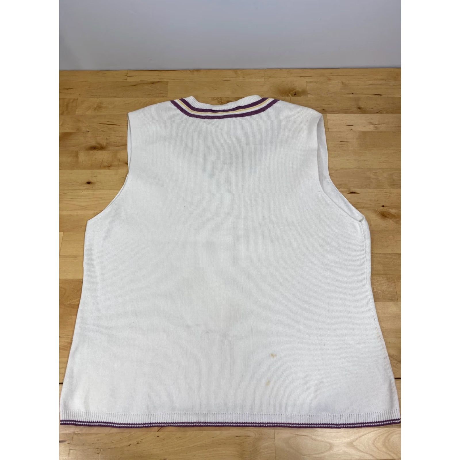 Vintage VINTAGE Robert Scott Ltd Women's Sweater Vest L Black 100% Cotton 90s Sleeveless Round Neck Tj 1209 Size L / US 10 / IT 46 - 2 Thumbnail