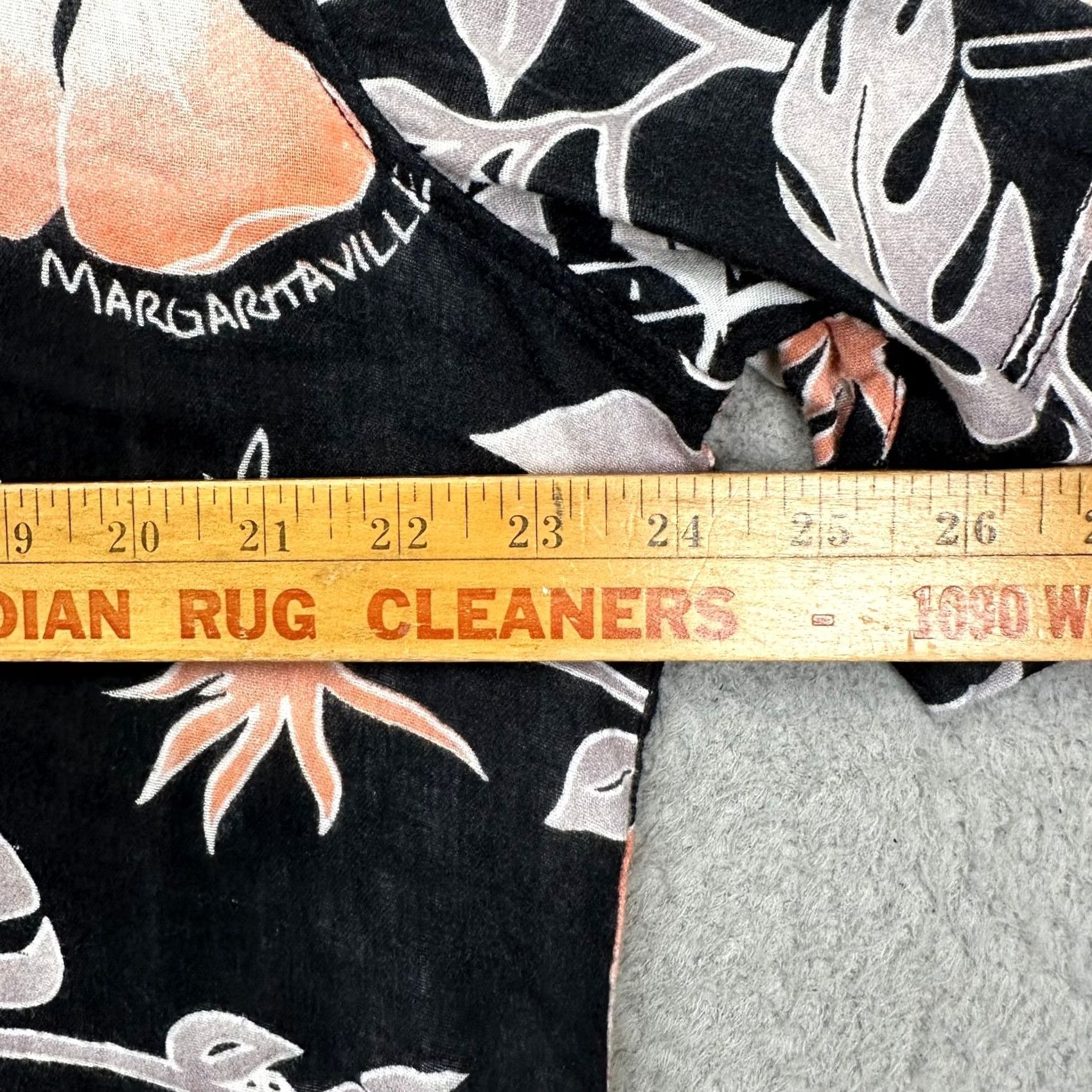 Vintage Margaritaville Button Up Shirt Mens Large Black Hawaiian Cotton Short Sleeve Floral 48 Chest Size US L / EU 52-54 / 3 - 6 Thumbnail