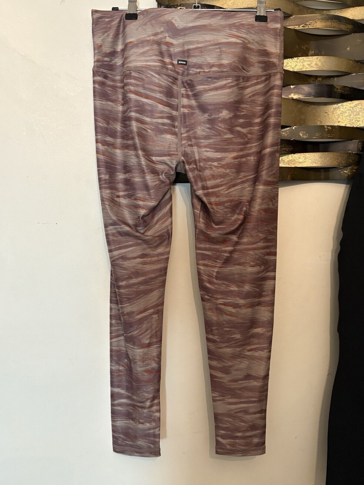 Prana Prana Layna Black Travertine Green High Rise Large Leggings Size 34" / US 12 / IT 48 - 2 Thumbnail