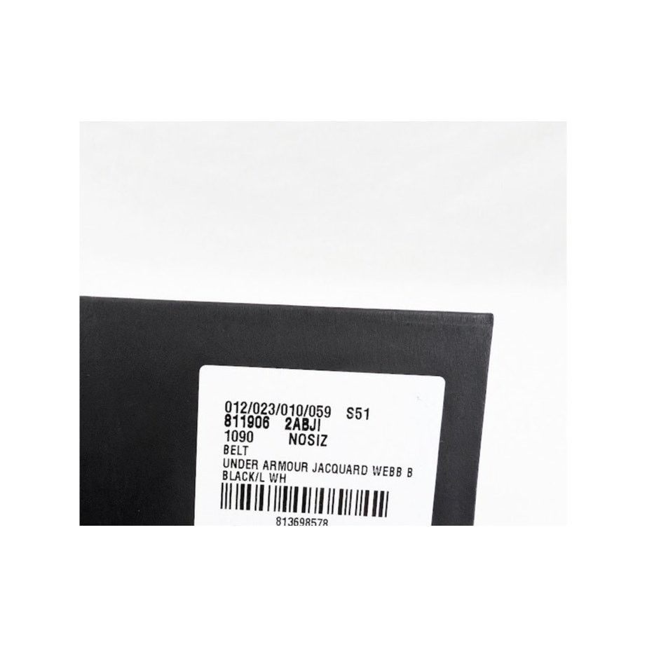 Balenciaga × Under Armour o1rshd1 Size:OS / Jacquard Web Belt in Black/White Size ONE SIZE - 16 Thumbnail