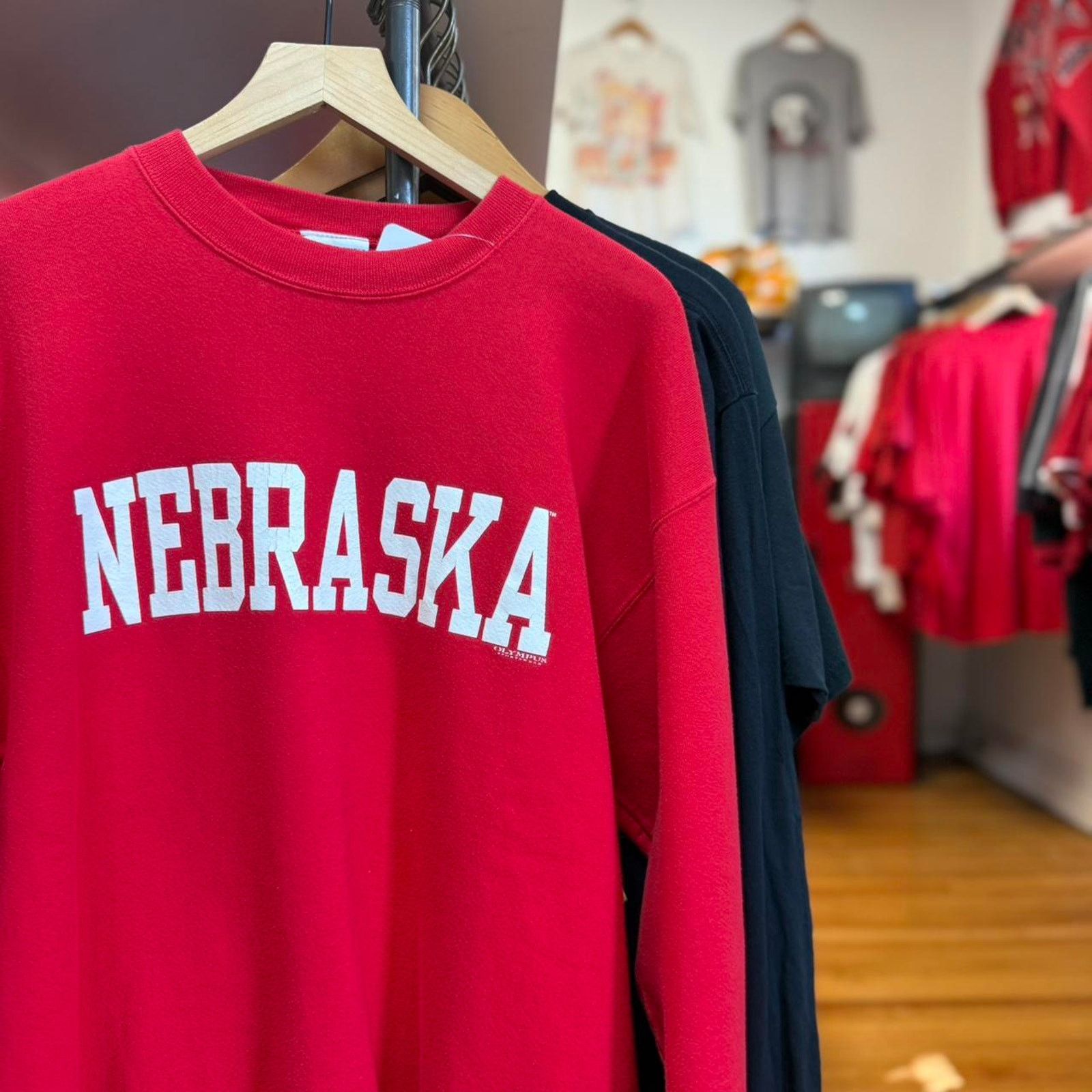 Vintage Vintage 90s Nebraska Huskers Crewneck Size US L / EU 52-54 / 3 - 1 Thumbnail