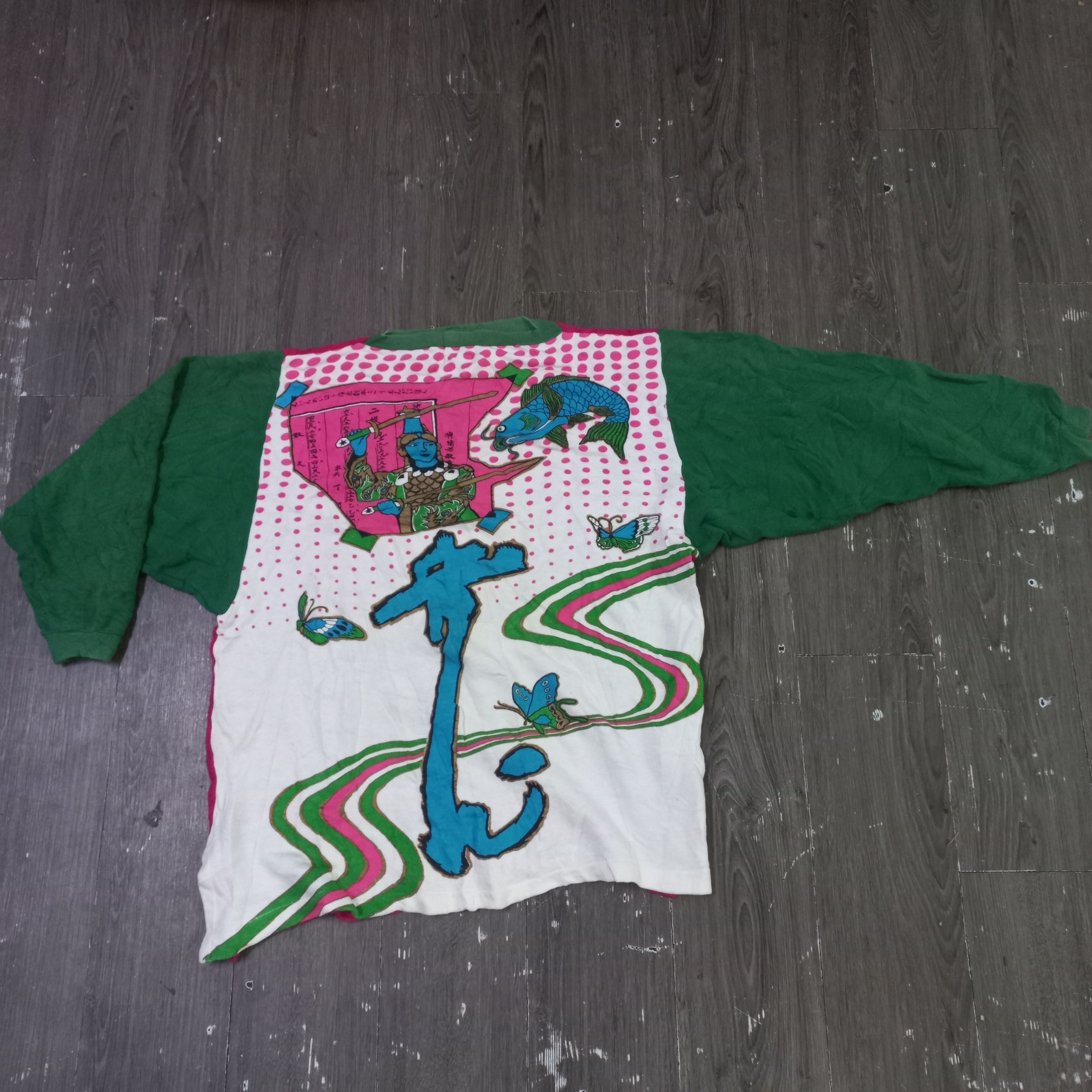 Japanese Brand × Kansai Yamamoto × Vintage Vintage art kansai international sweatshirt Size US L / EU 52-54 / 3 - 1 Thumbnail