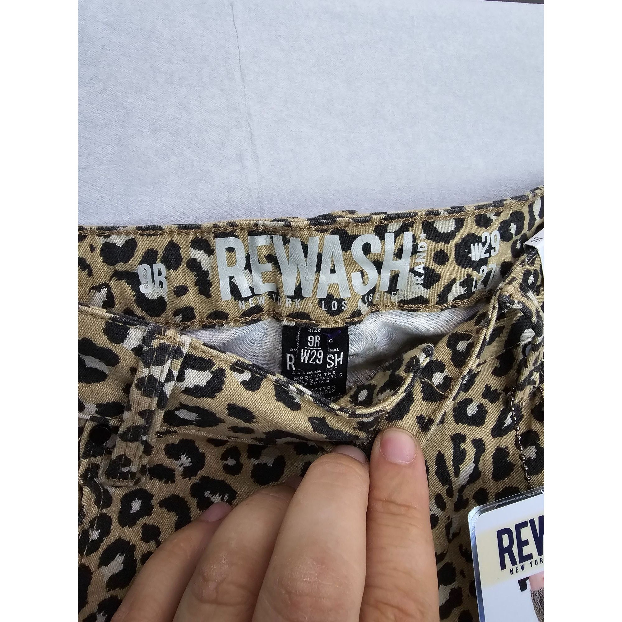 Other Rewash Animalistic leopard High Rise Jegging W29 L27 Comfor Size 29" - 2 Thumbnail