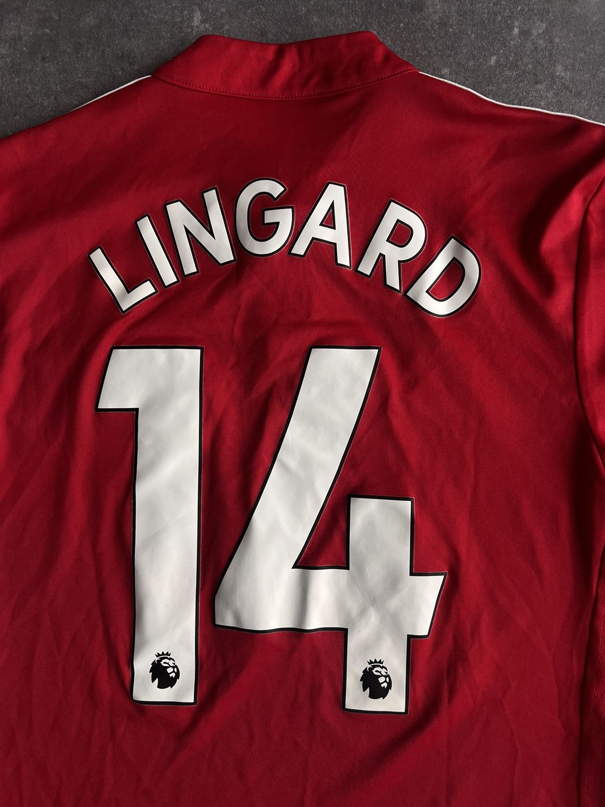 Adidas × Vintage Adidas Manchester United Lingard 14 Football Soccer FC y2k Size US S / EU 44-46 / 1 - 4 Thumbnail