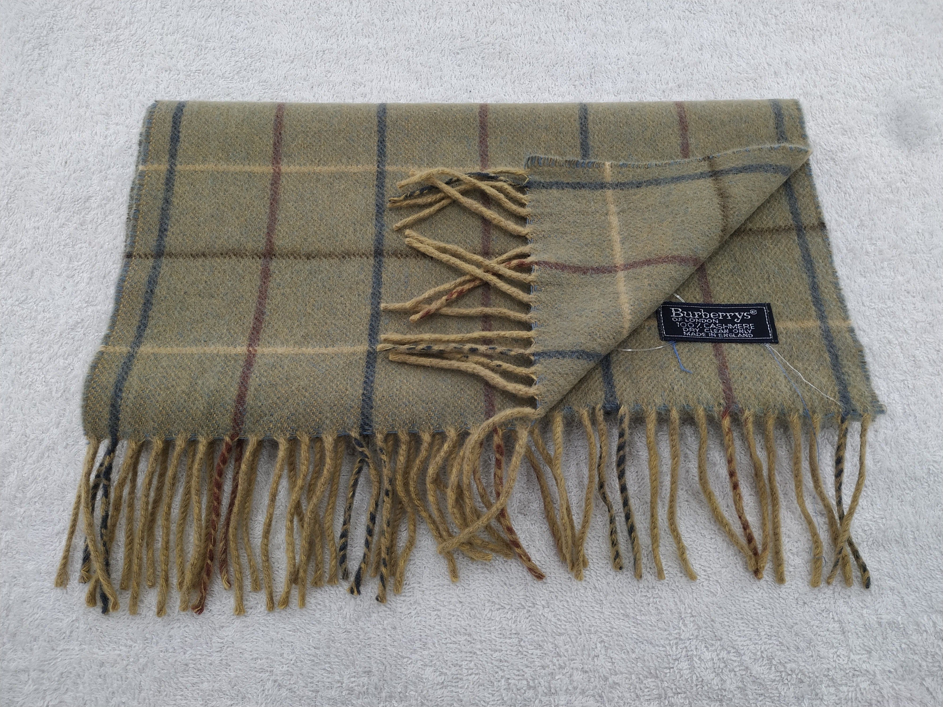 Burberry × Vintage Burberry Scarf / Muffler / Neckwear - WW522 Size ONE SIZE - 4 Thumbnail