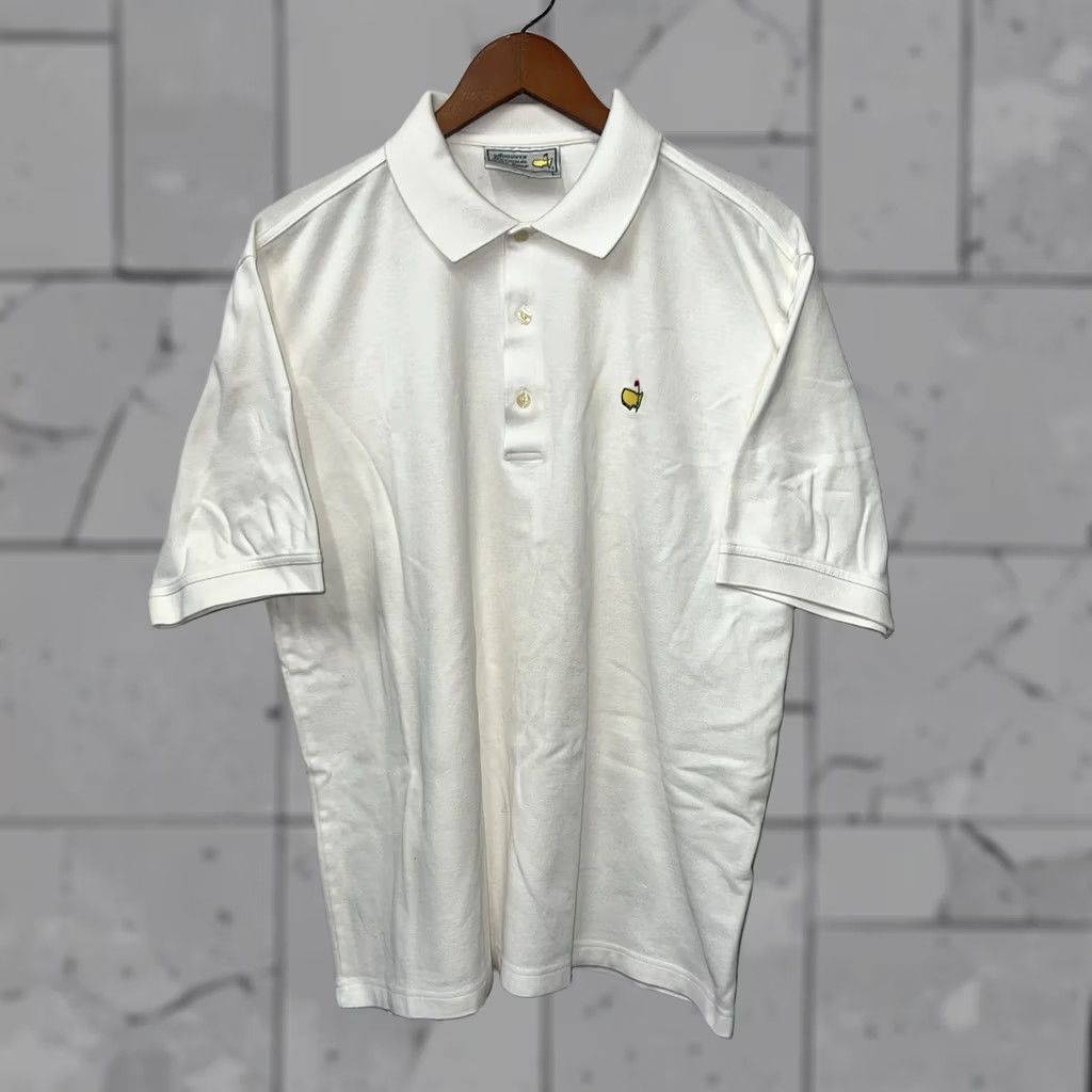 Vintage MASTERS Augusta National Golf Shop White Polo Shirt Mens Size L Size US L / EU 52-54 / 3 - 1 Thumbnail