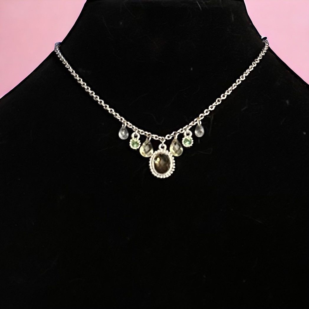Other 1928 crystal dangle necklace Size ONE SIZE - 1 Thumbnail