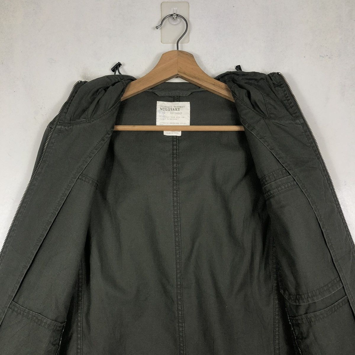 Japanese Brand 📌VINTAGE BIKER JACKET CHORE MILITARY UNIQLO ISSEY MIYAKE Size US M / EU 48-50 / 2 - 16 Thumbnail