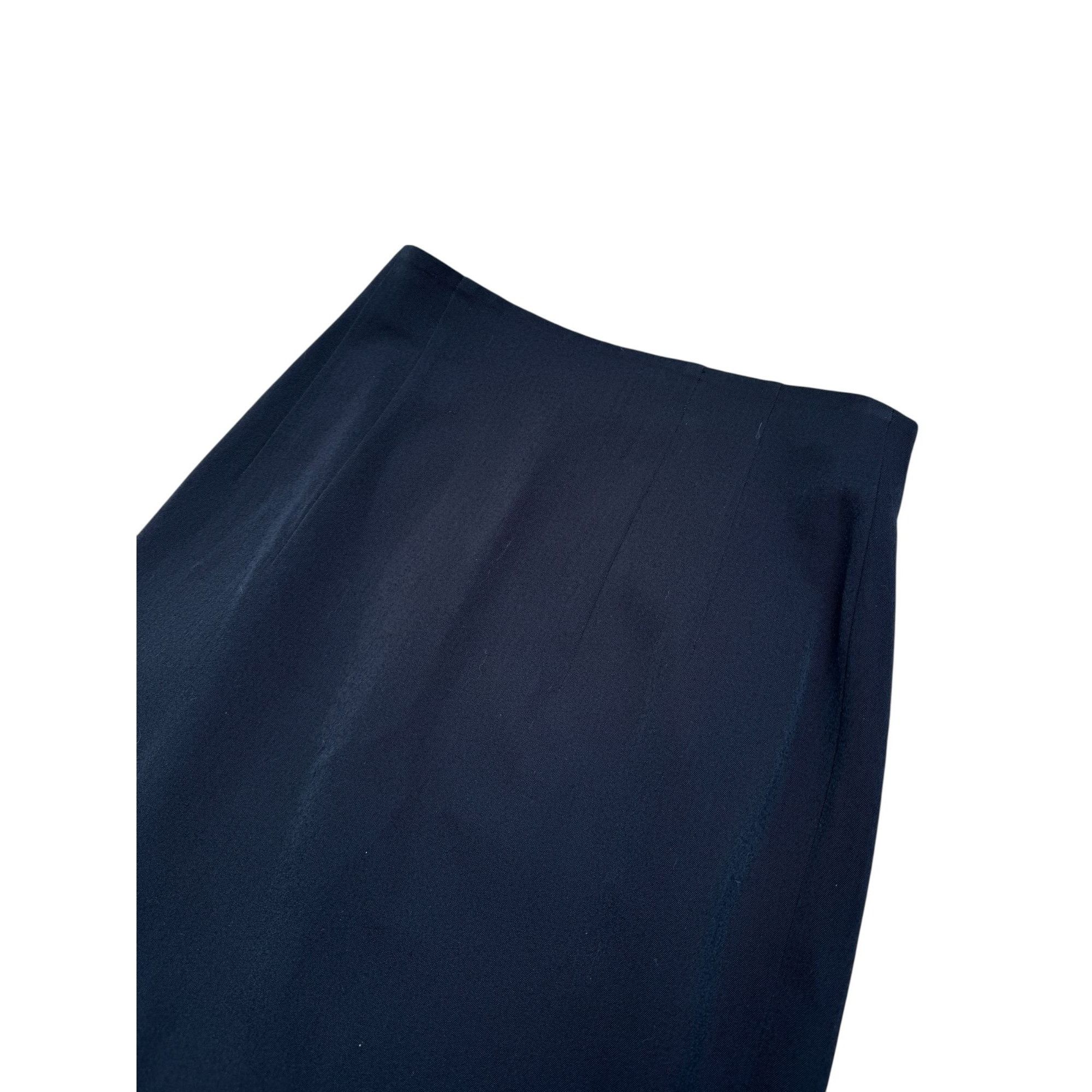 Jil Sander Navy Tailored Wool Pencil Skirt Size 25" / US 0 / IT 36 - 2 Thumbnail