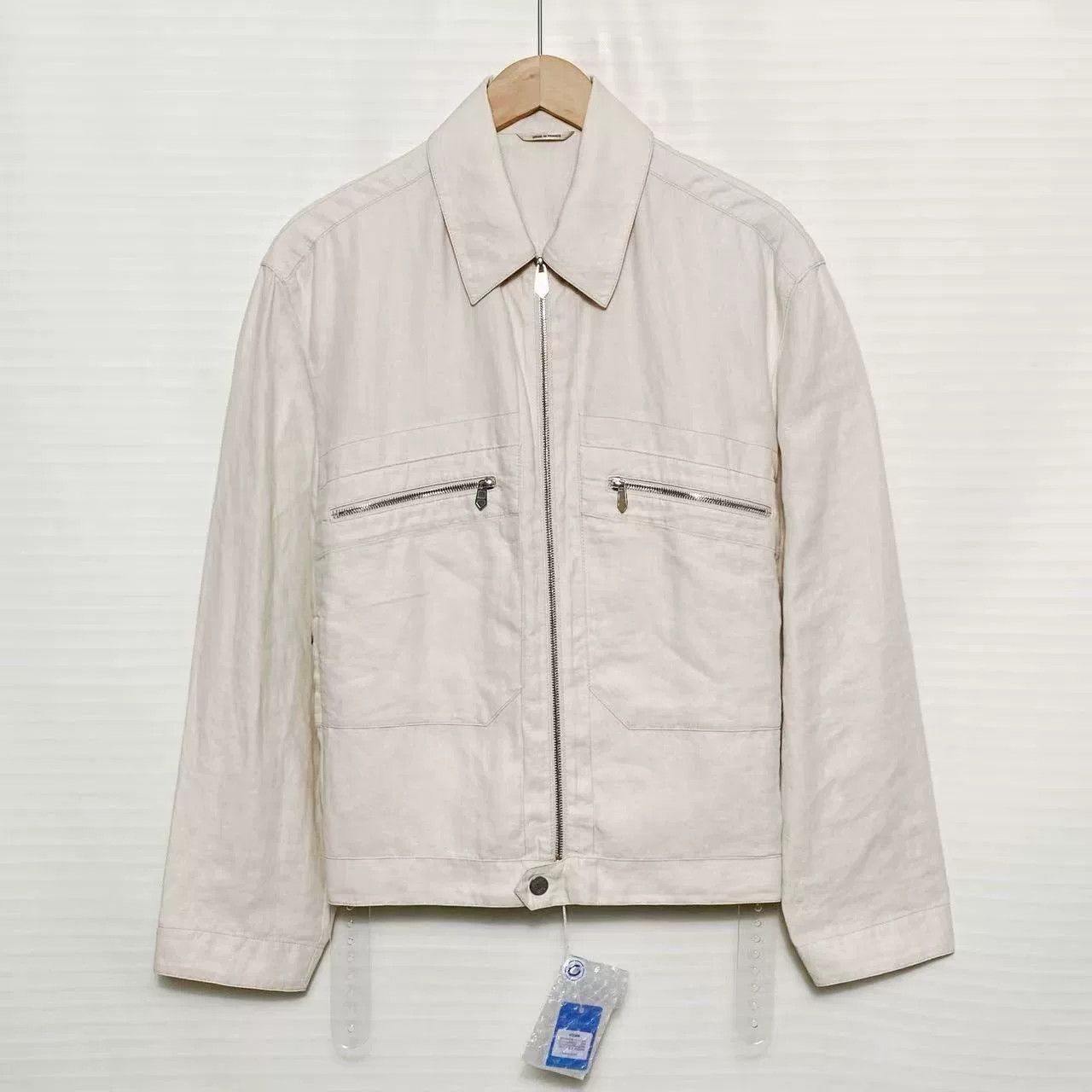 Hermes Hermès Linen Jacket Coat Size US M / EU 48-50 / 2 - 1 Thumbnail