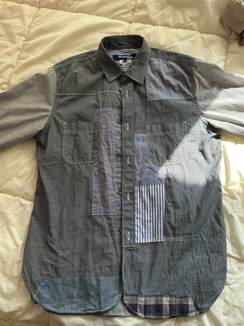 Junya Watanabe Junya watanabe Patch stitched shirt Size US S / EU 44-46 / 1 - 1 Thumbnail