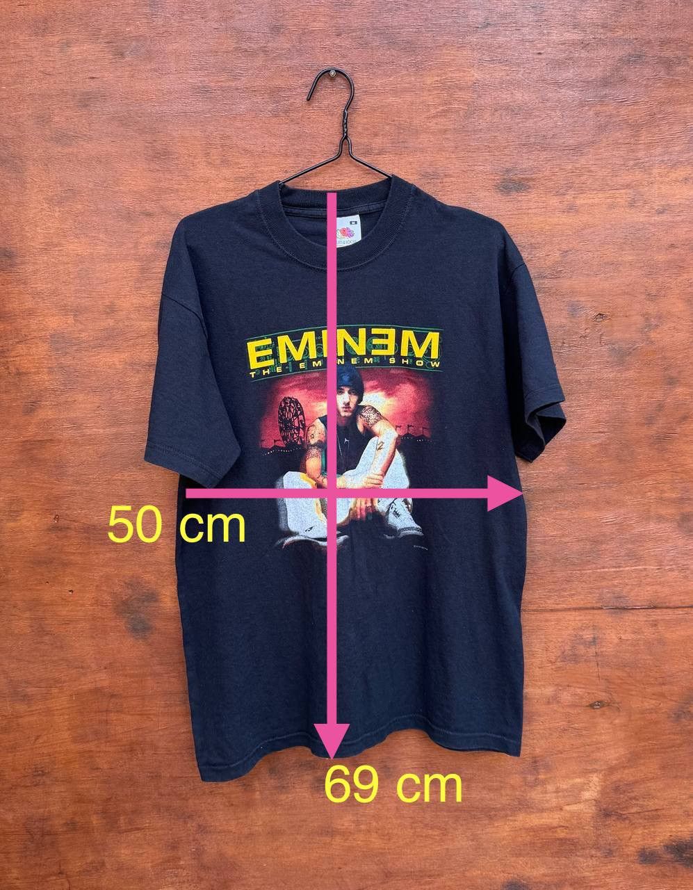 Band Tees Eminem 2003 Anger Management Tour Tee Fruit of the Loom sz M Size US M / EU 48-50 / 2 - 8 Thumbnail