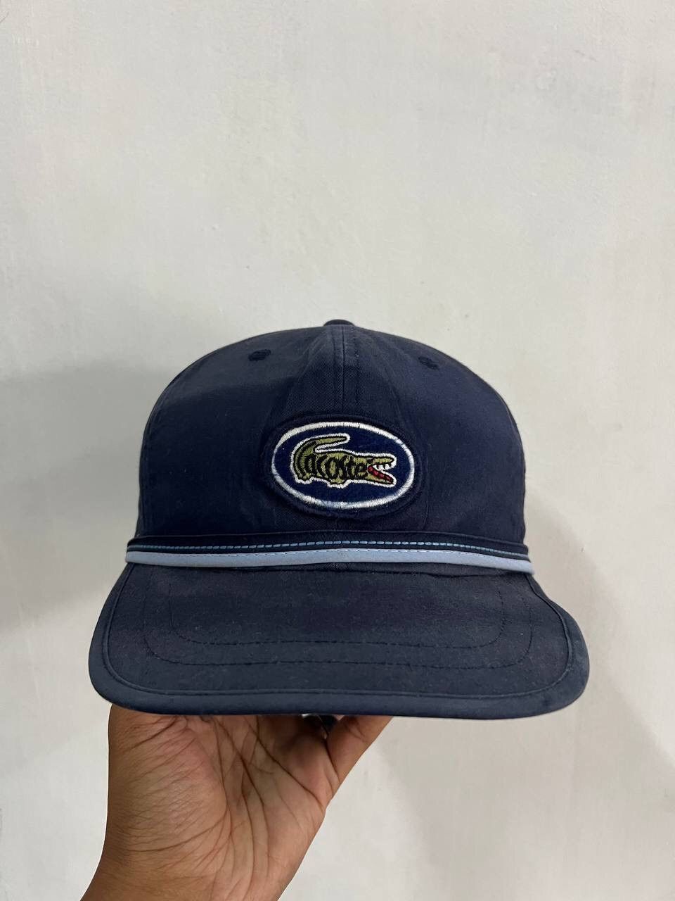 Japanese Brand Vintage Lacoste Indigo Hat Size ONE SIZE - 2 Thumbnail