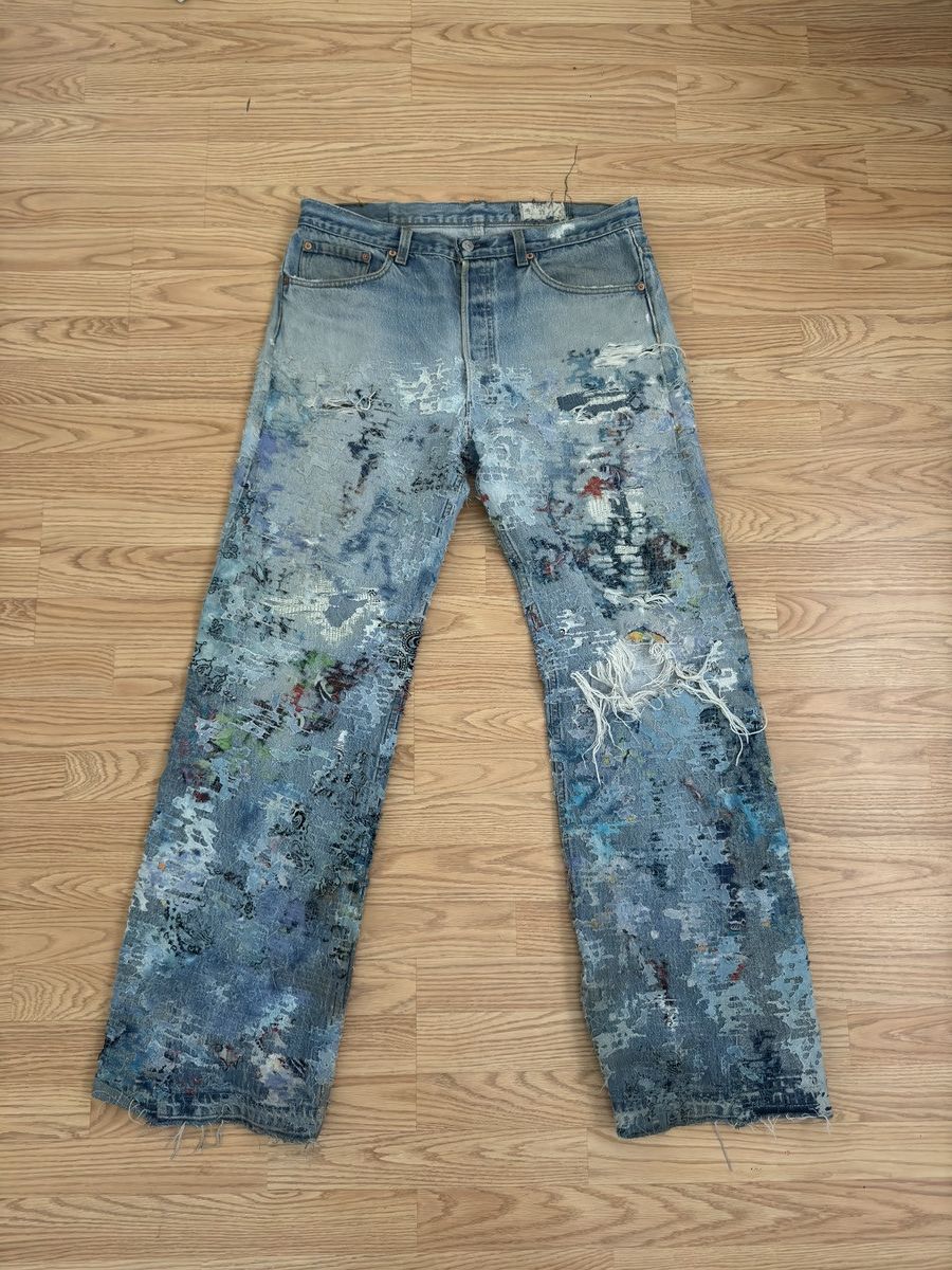 Ends Repair Ends Repair Boro Denim Size US 33 - 1 Thumbnail
