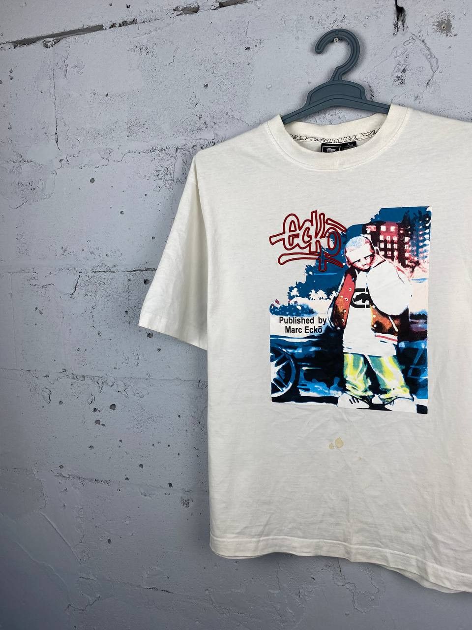 Ecko Unltd. × Rap Tees × Vintage 2000s Vintage Echo T-Shirt Ecko Skate Rap Jnco Style Size US L / EU 52-54 / 3 - 2 Thumbnail
