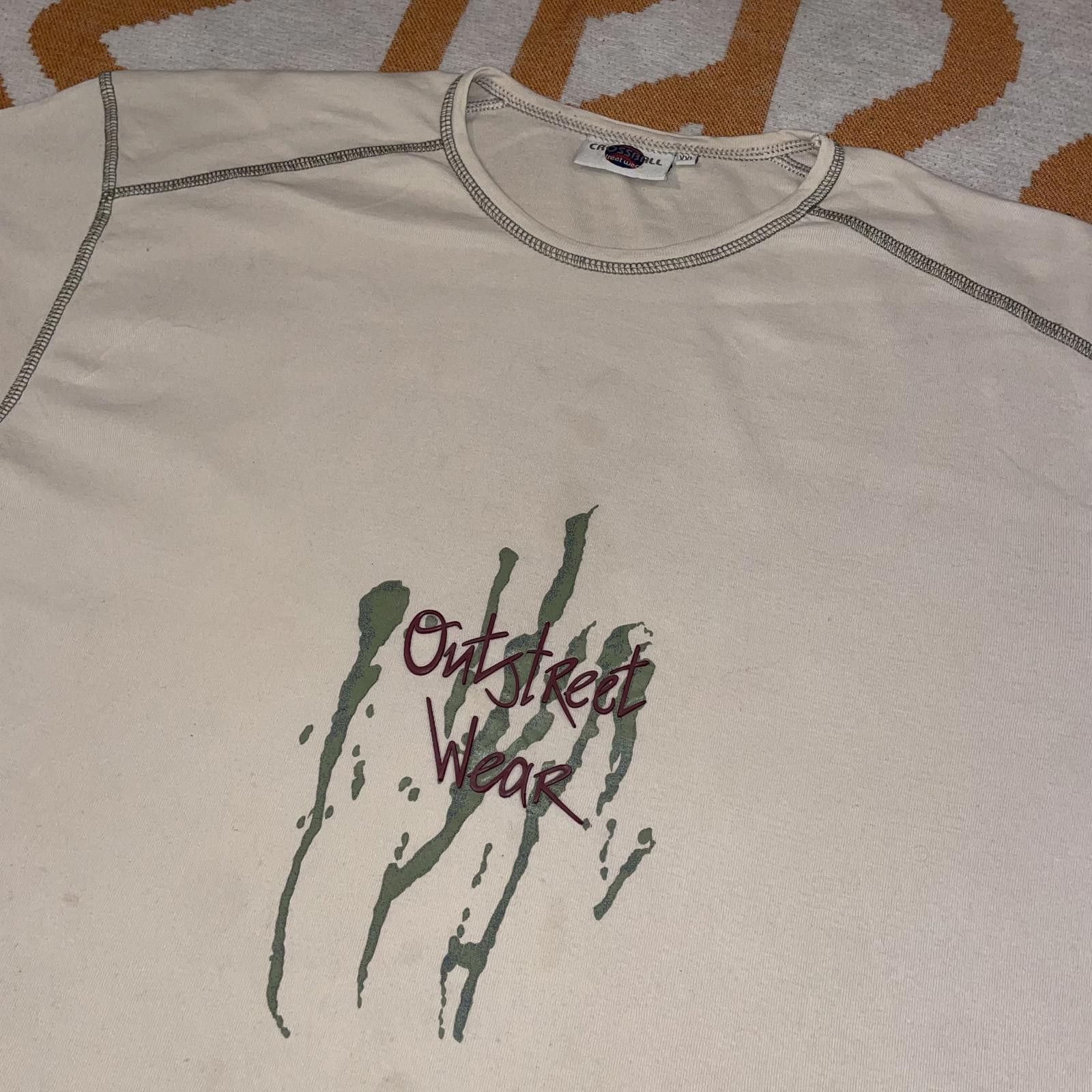 Designer Crossball 00s Textured Graphic T-Shirt XXL Size US XXL / EU 58 / 5 - 3 Thumbnail