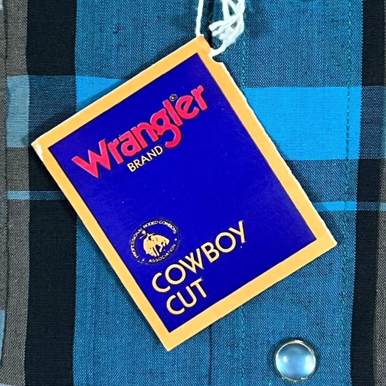 Wrangler VINTAGE Wrangler Cowboy Cut XLong Tails Pearl Snap Western Shirt 15.5 35 M Check Multicoloured Mens Size US L / EU 52-54 / 3 - 5 Thumbnail