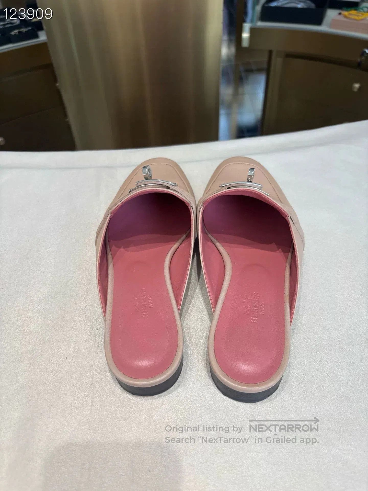 Hermes Hermès Kelly Pink Mule Slippers. Size US 7 / IT 37 - 4 Thumbnail