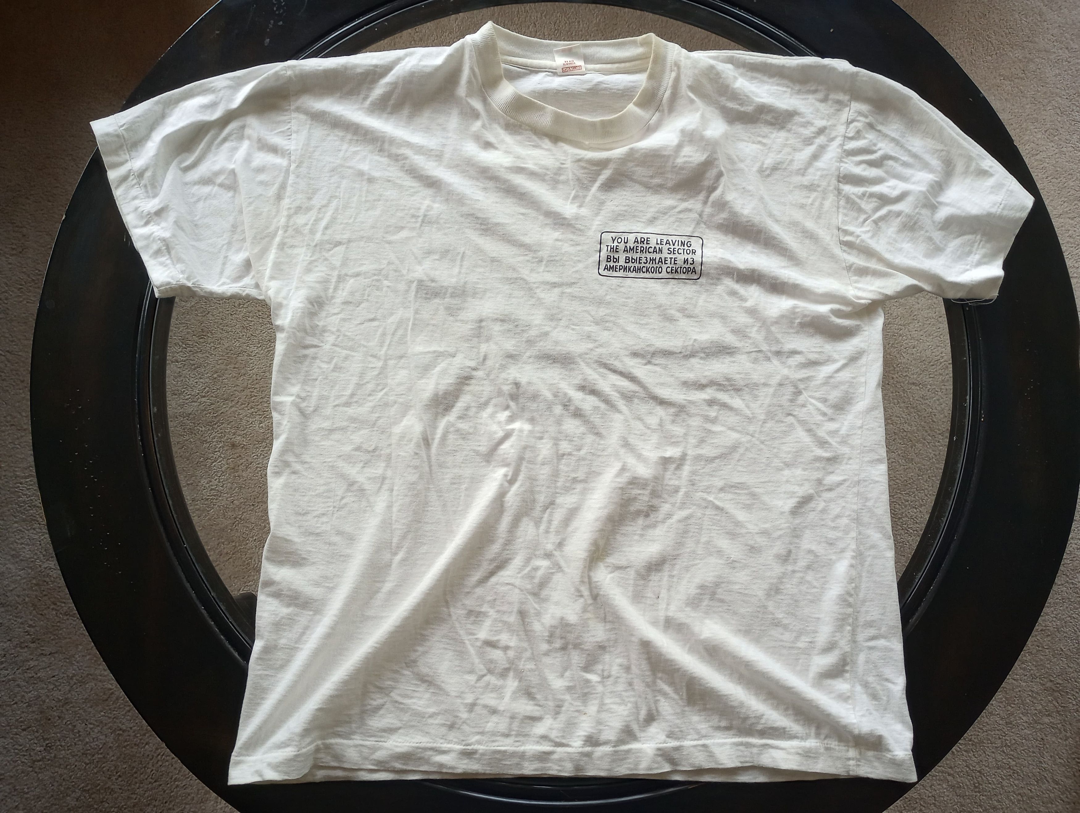 Other Vintage East Germany American Sector T-Shirt Size US M / EU 48-50 / 2 - 2 Thumbnail