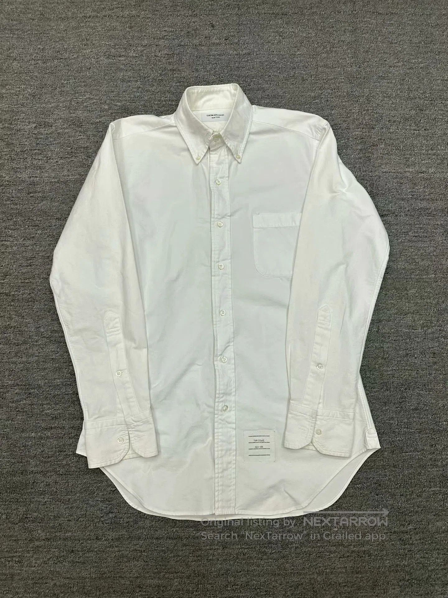 Thom Browne thom browne white button-up shirt size 2. Size US S / EU 44-46 / 1 - 1 Thumbnail