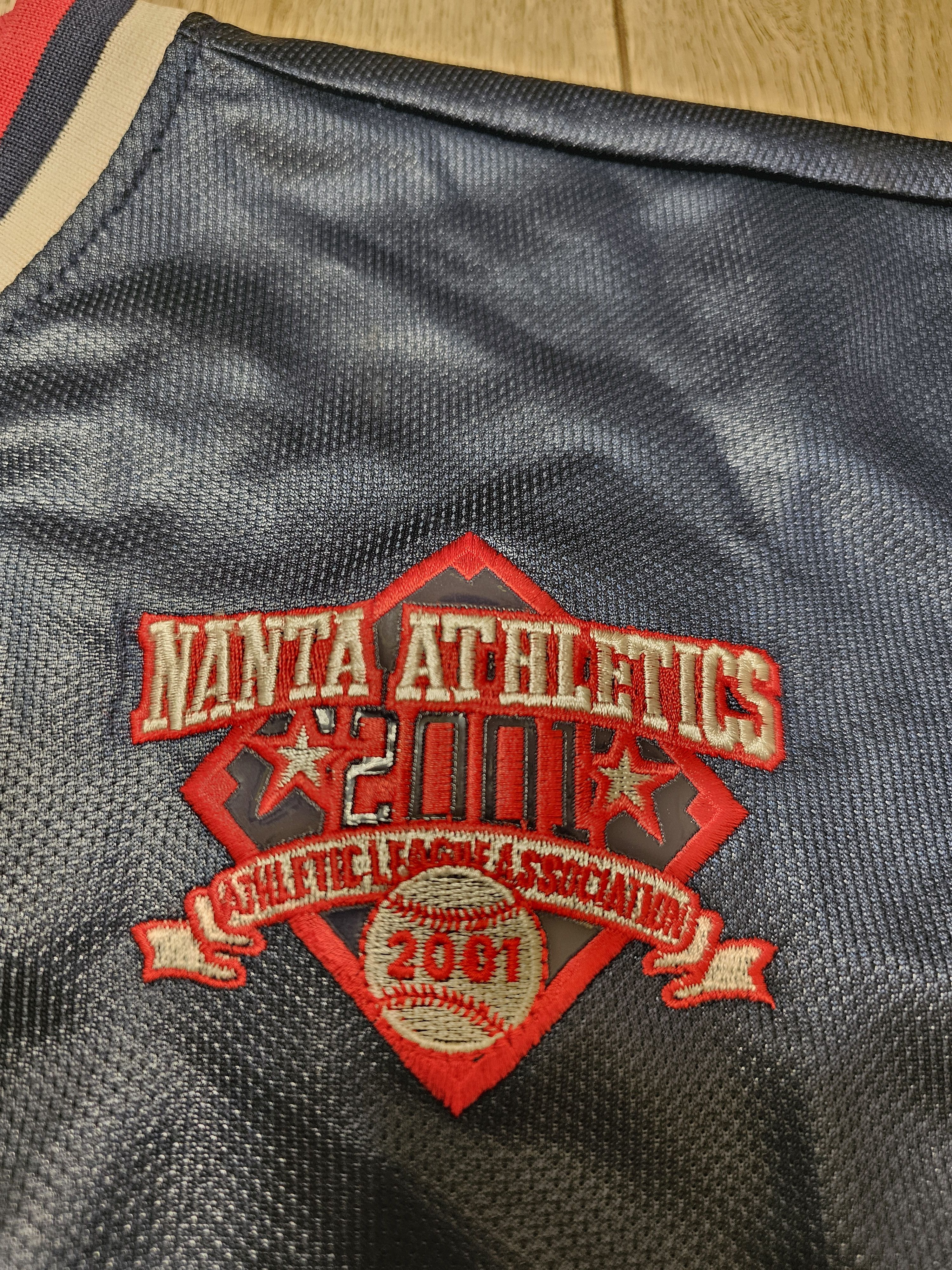 Vintage NEW YORK VINTAGE FUBU BASEBALL SHIRT NANTA 05 ATHLETICS Size US XL / EU 56 / 4 - 7 Thumbnail