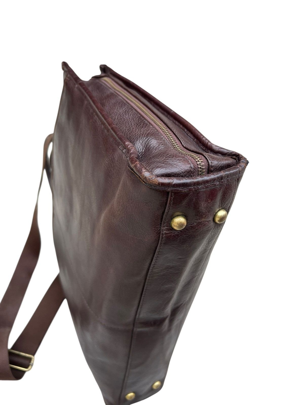 Leather Toyooka Handmade Craftsmanship Japan Patina Leather Bag Size ONE SIZE - 11 Thumbnail