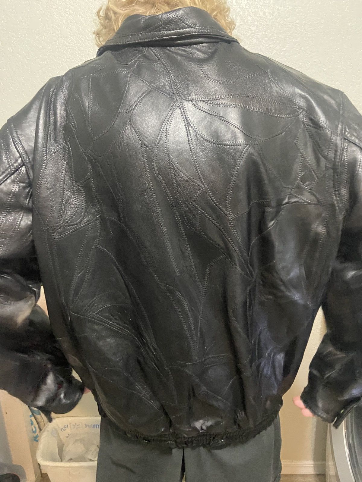 Vintage Vintage Italian 90s maxam genuine leather/Lambskin jacket Size US XL / EU 56 / 4 - 4 Thumbnail