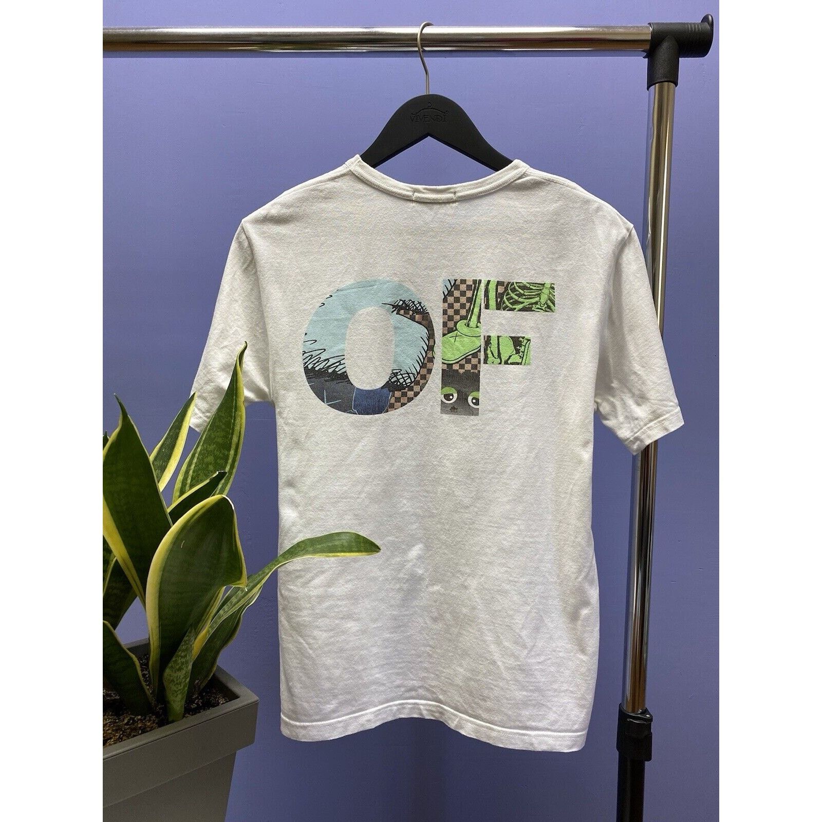 Kaws × Original Fake 2009 OriginalFake bendy logo tee | Grailed