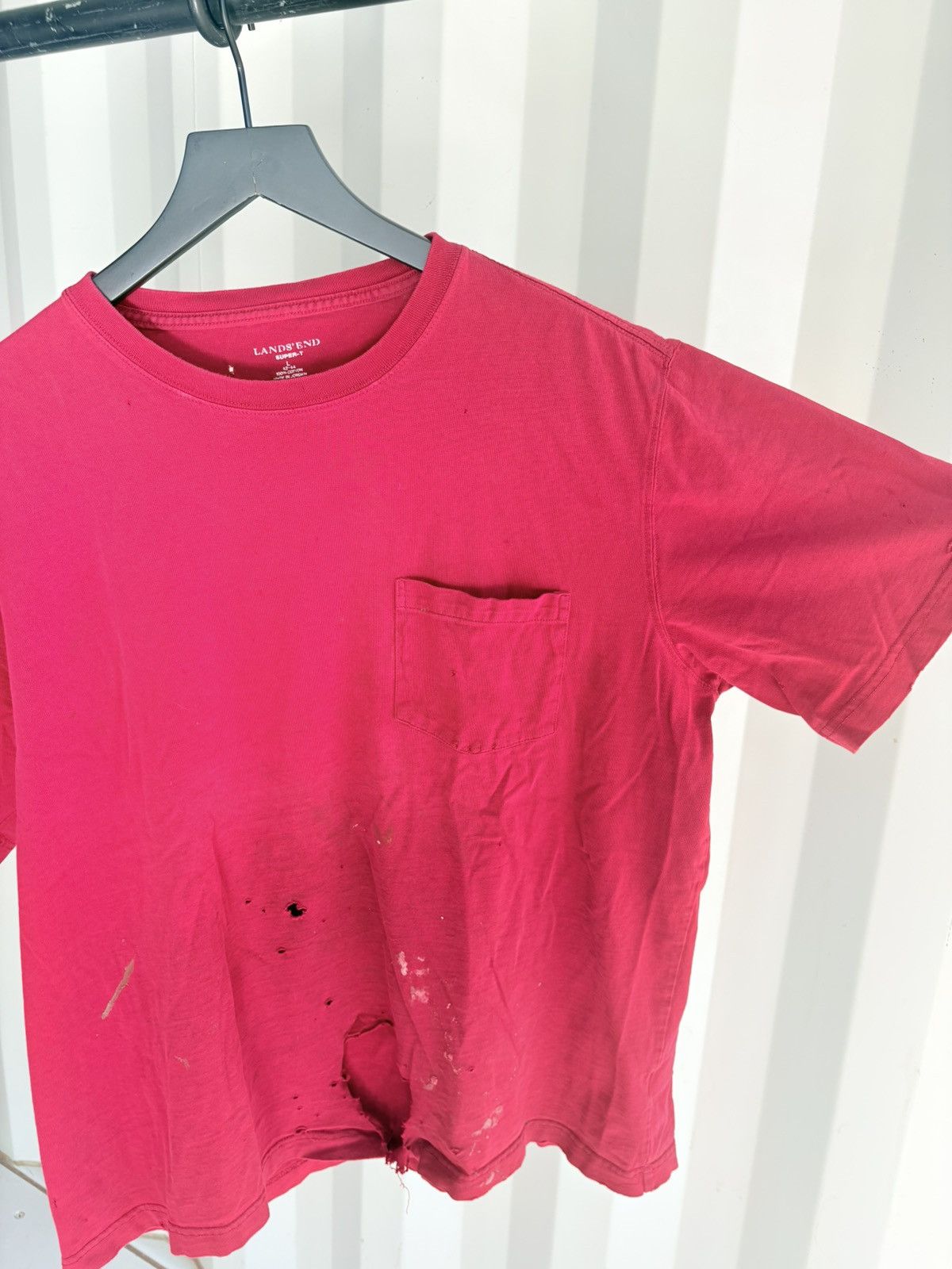 Vintage Thrashed Sun Faded Tee Shirt Distressed ERD Grunge Size US L / EU 52-54 / 3 - 3 Thumbnail