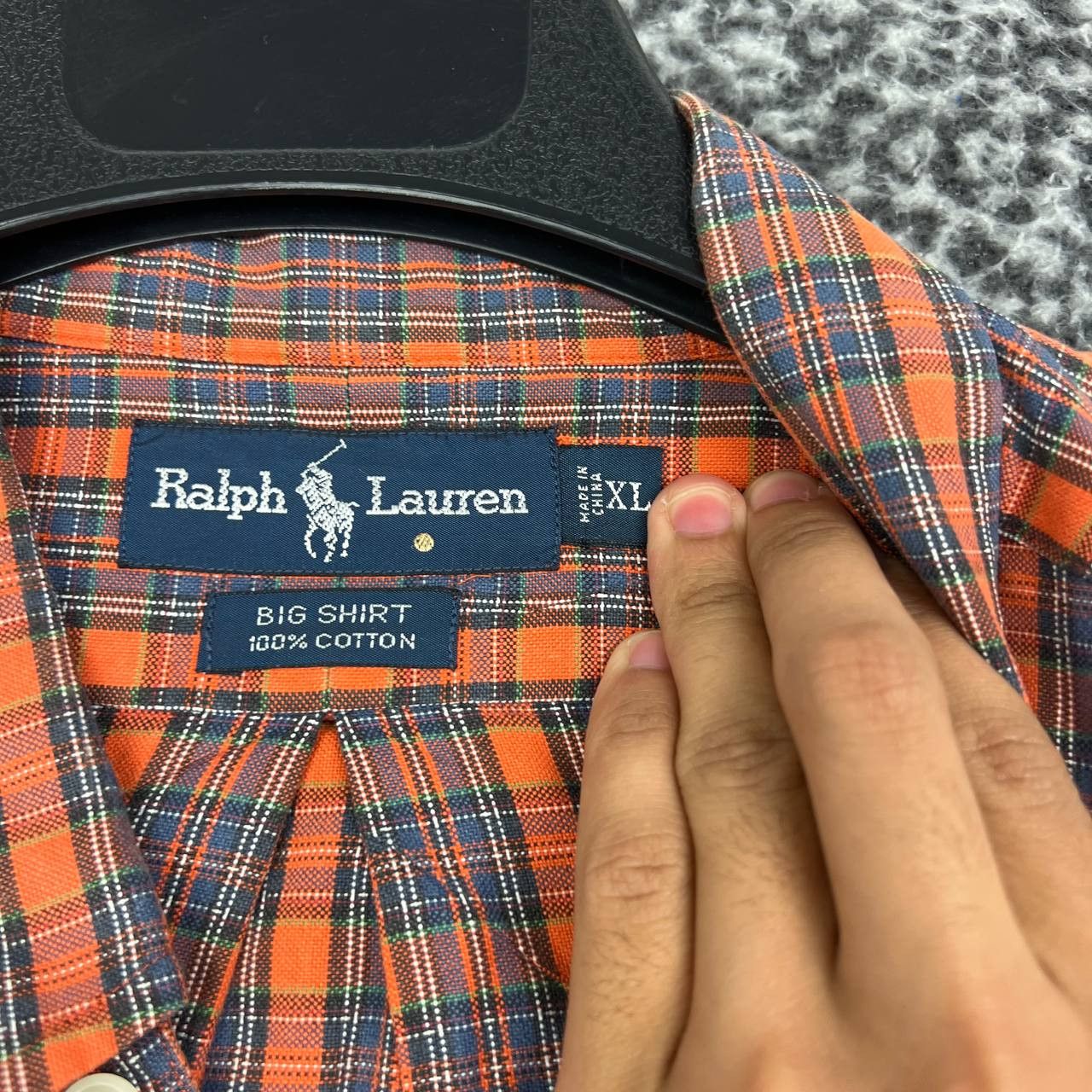 Ralph Lauren Vintage Ralph Lauren Button Down Big Shirt Men XL Plaid Size US XL / EU 56 / 4 - 2 Thumbnail