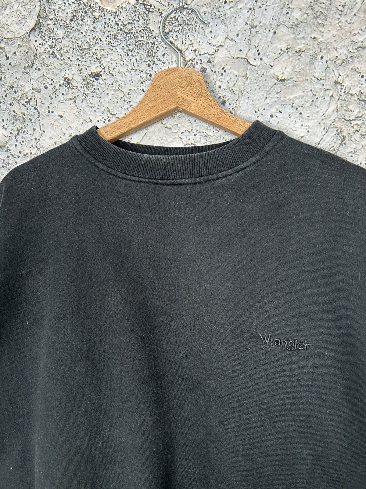 Vintage Vintage Wrangler Black Boxy Crewneck 90s USA Skate Size US M / EU 48-50 / 2 - 3 Thumbnail