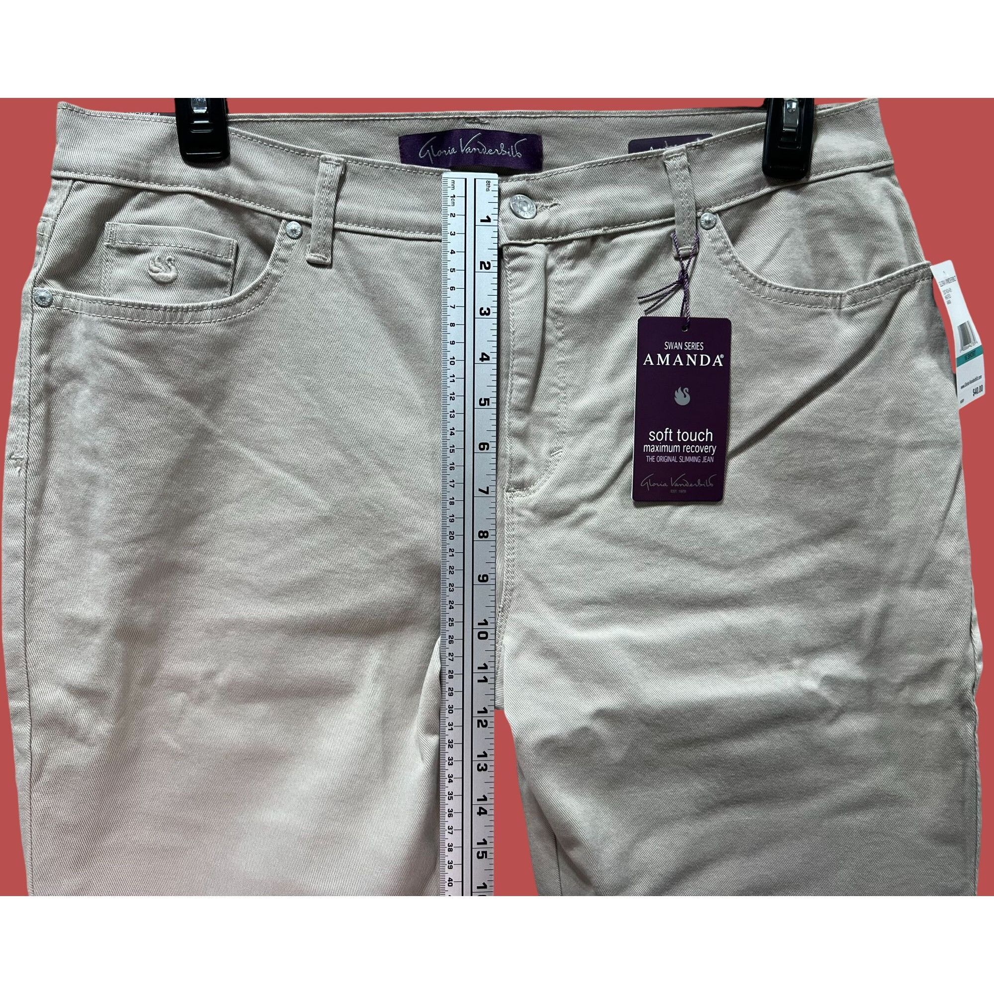 Gloria Vanderbilt Gloria Vanderbilt - Women's Classic High Waist Short Jean - Size 38" / US 16 / IT 52 - 6 Thumbnail