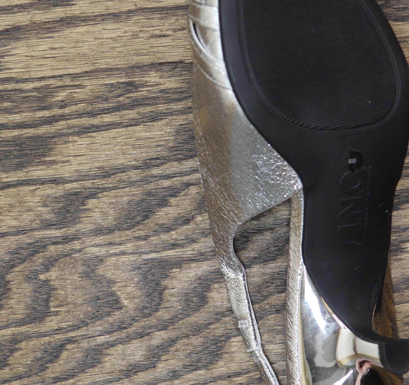Other Nwt Inc International Concepts Heel Silver Crinkle Gray 8m Size US 8 / IT 38 - 7 Thumbnail