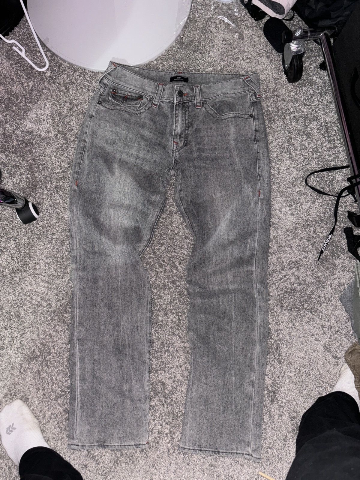 True Religion × Vintage grey true religion pants Size US 36 / EU 52 - 1 Thumbnail
