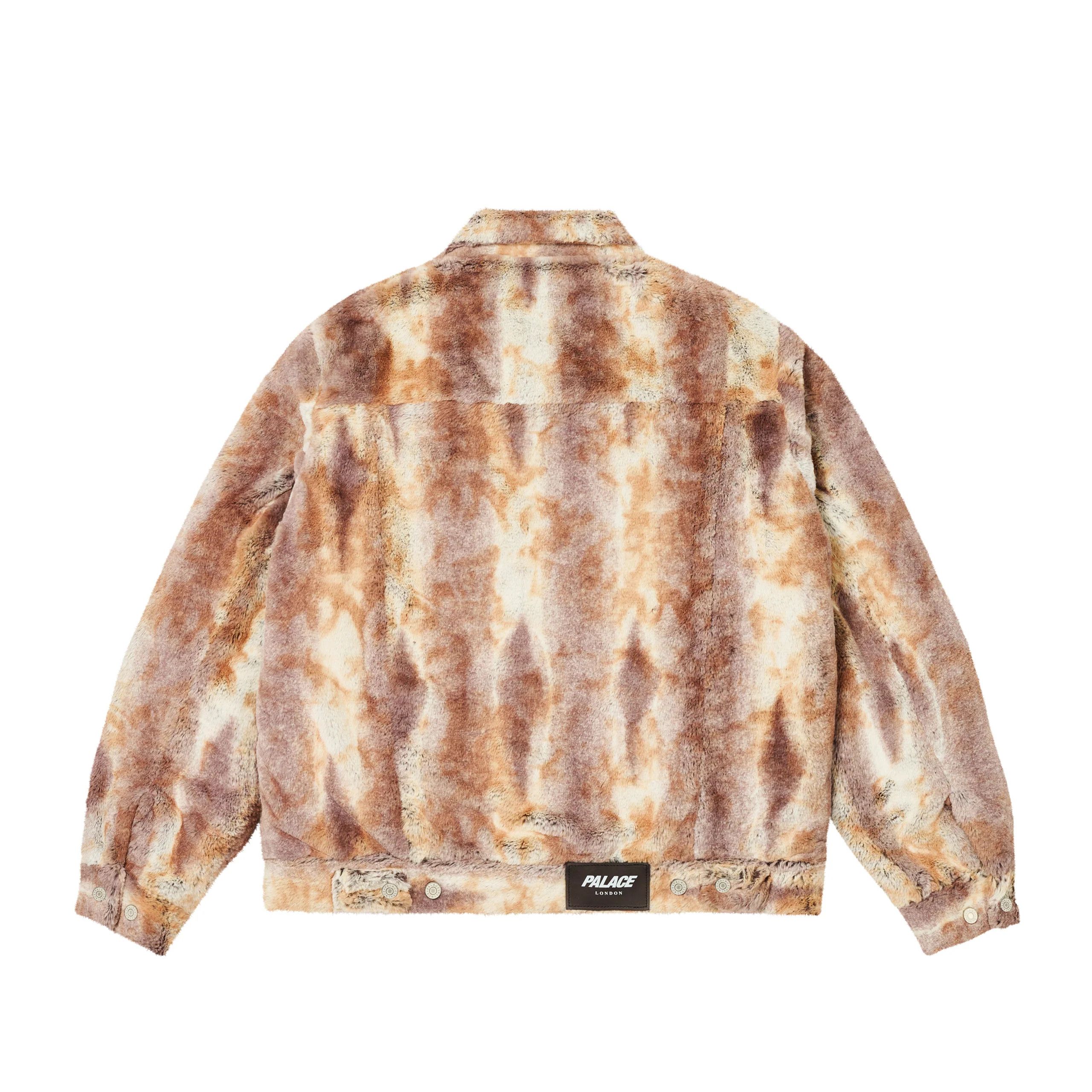 Palace palace furry trucker jacket brown Size US L / EU 52-54 / 3 - 2 Thumbnail