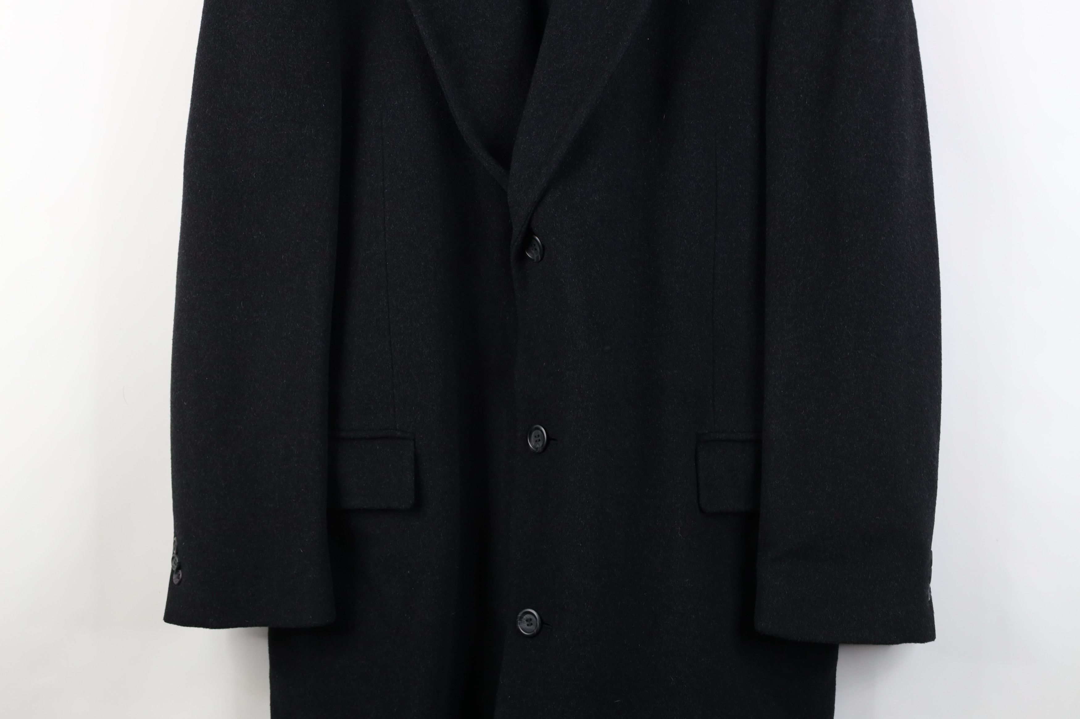 Vintage Vintage 90s Streetwear Overcoat Jacket Charcoal Gray Size US XXL / EU 58 / 5 - 3 Thumbnail