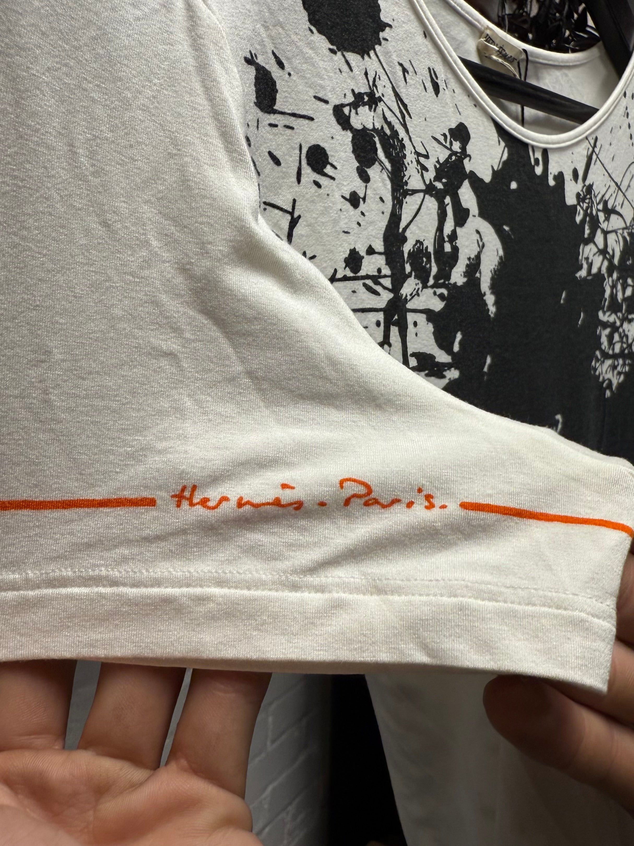 Hermes SS2004 Hermes by Martin Margiela ‘Cheval Suprise’ T-Shirt Size US M / EU 48-50 / 2 - 2 Thumbnail