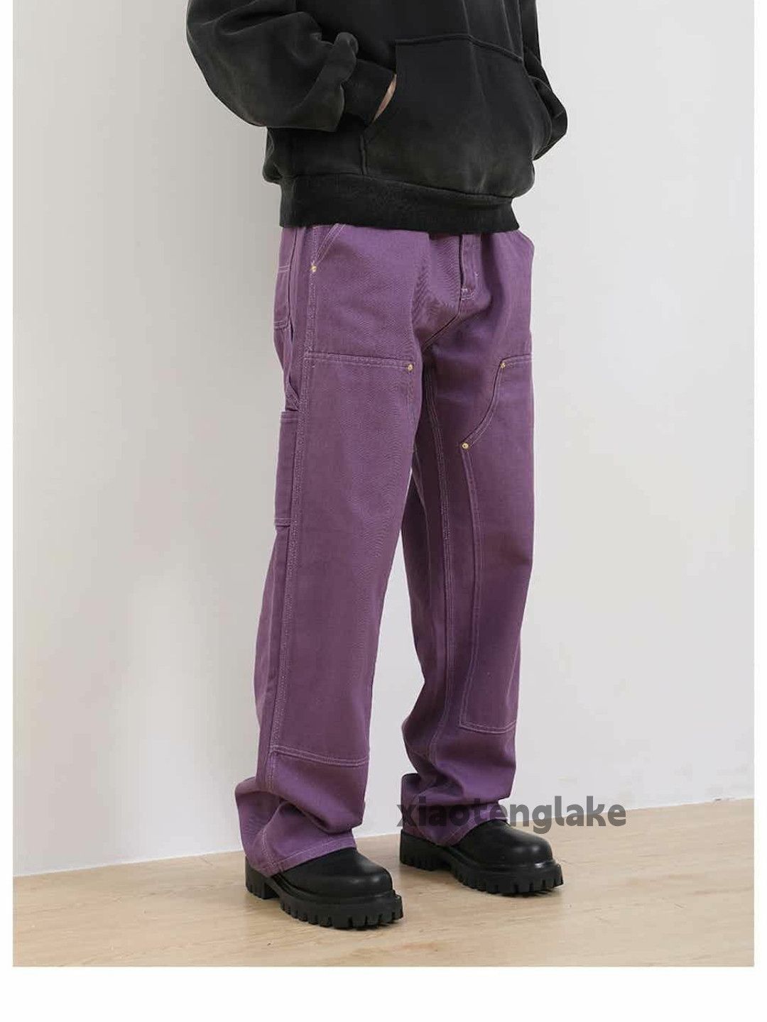 Designer × Vintage utility skate hiphop carpenter workwear cargo pants Size US 32 / EU 48 - 3 Thumbnail