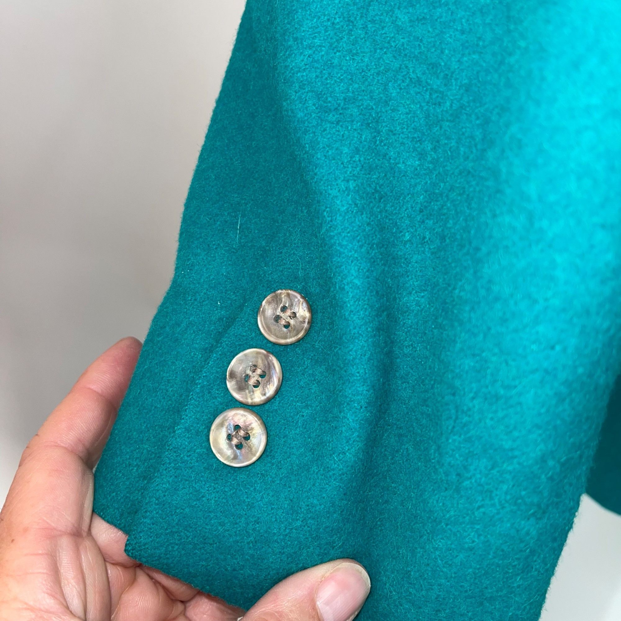 Nordstrom Nordstrom Vintage Womens Blazer Size 14 Green Size XL / US 12-14 / IT 48-50 - 4 Thumbnail