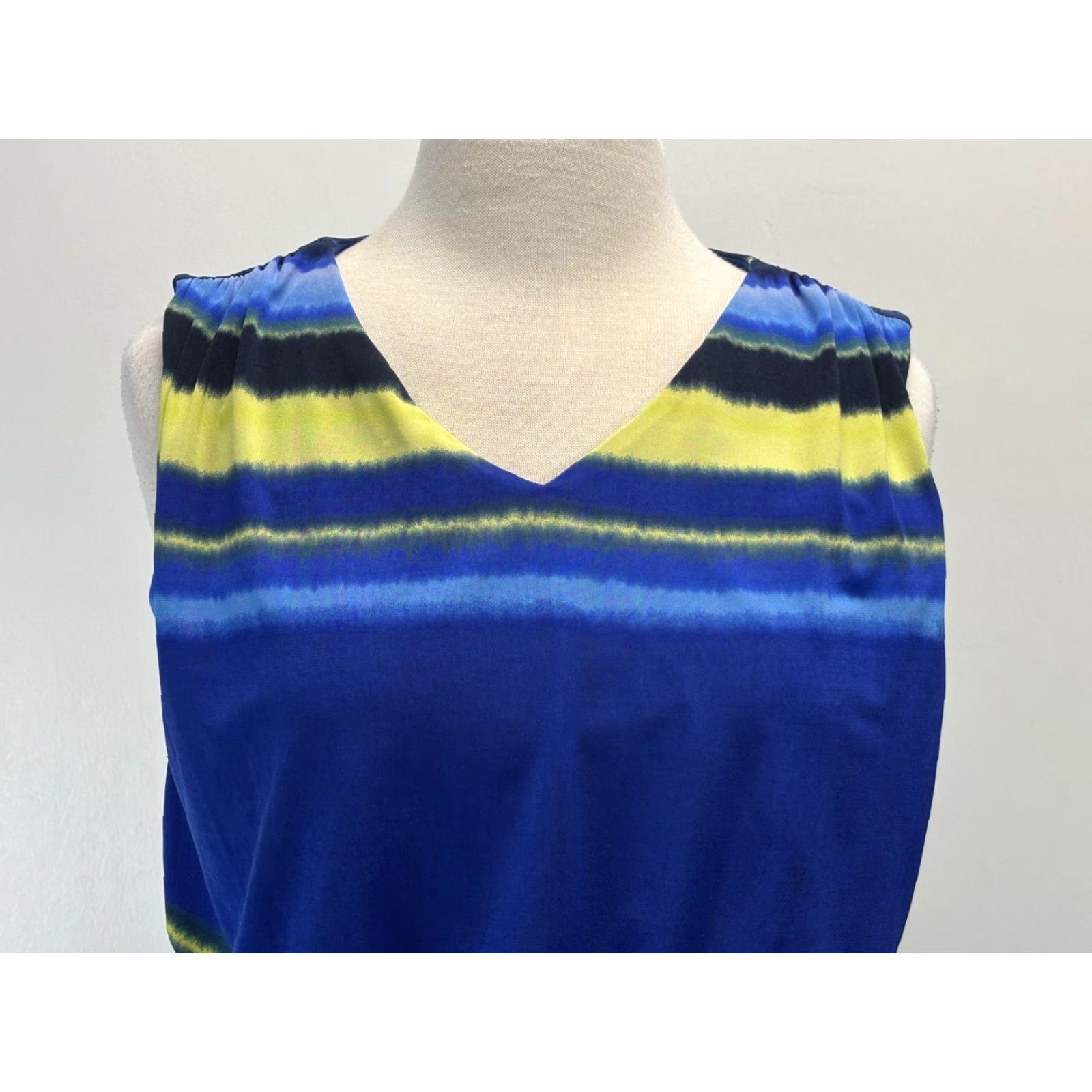 Vintage VINTAGE Chico's Women's Maxi Dress Sleeveless Belted Blue Casual Summer Spring Fall M Size M / US 6-8 / IT 42-44 - 5 Thumbnail