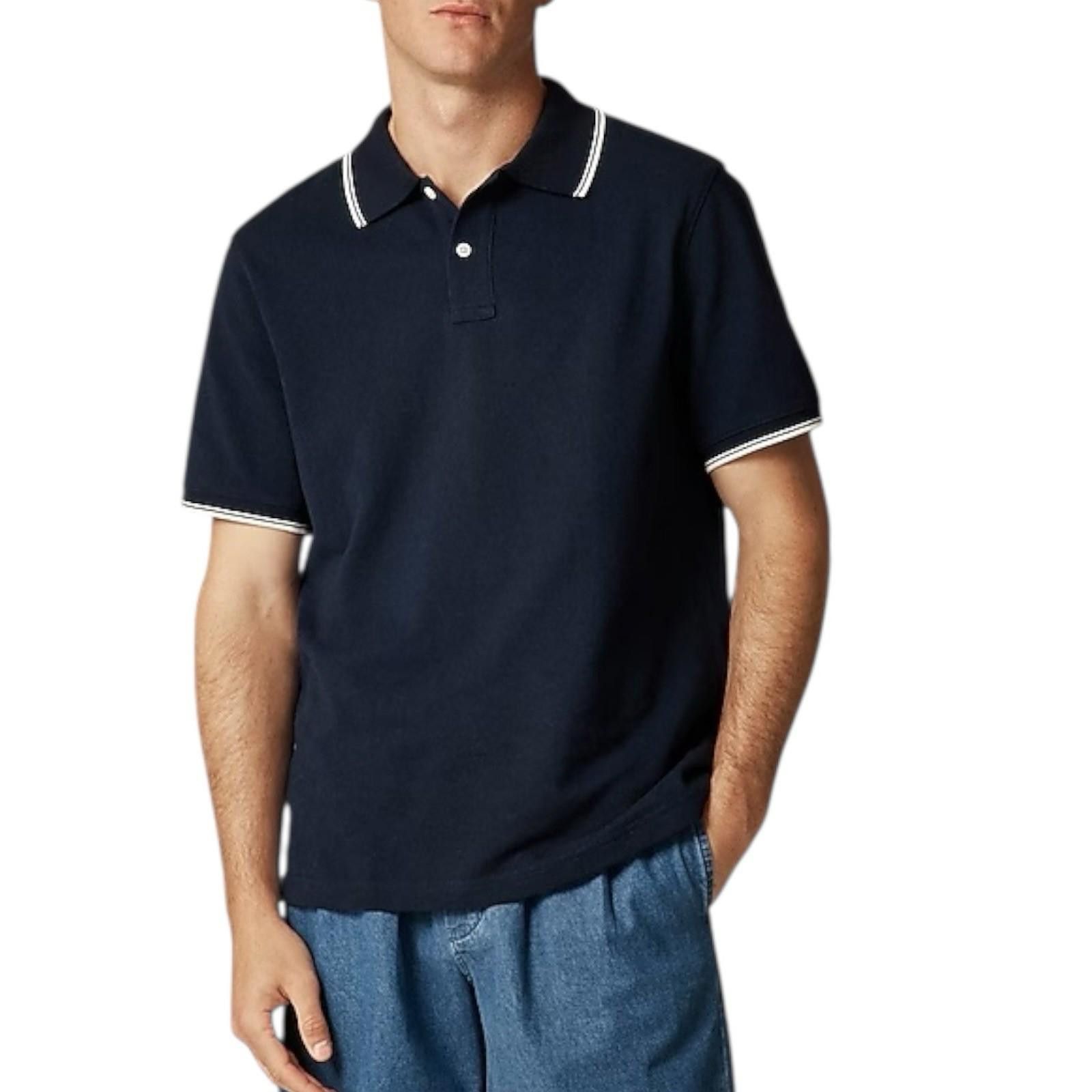 J.Crew J Crew Shirt Mens M Blue Pique Polo Tennis Preppy BE873 Size US M / EU 48-50 / 2 - 11 Thumbnail