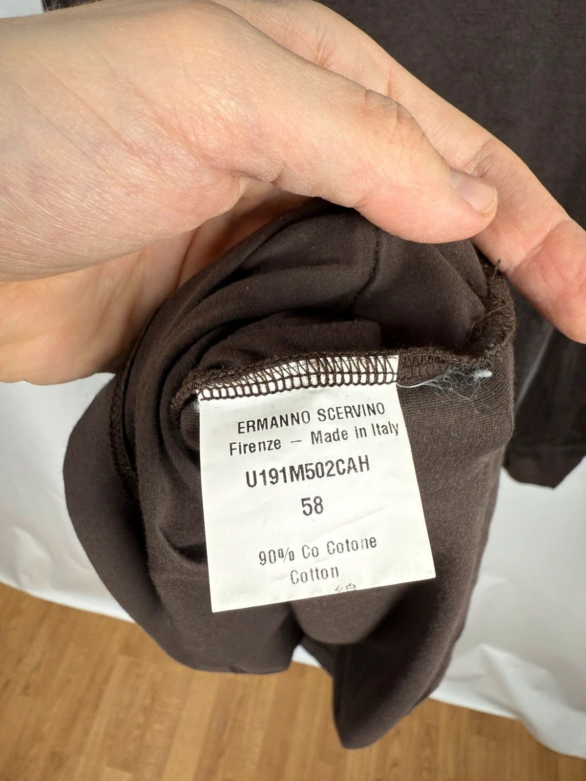 Ermanno Scervino Ermanno Scervino Men Long Pullover Cotton Wool Avant Garde Size US XL / EU 56 / 4 - 10 Thumbnail