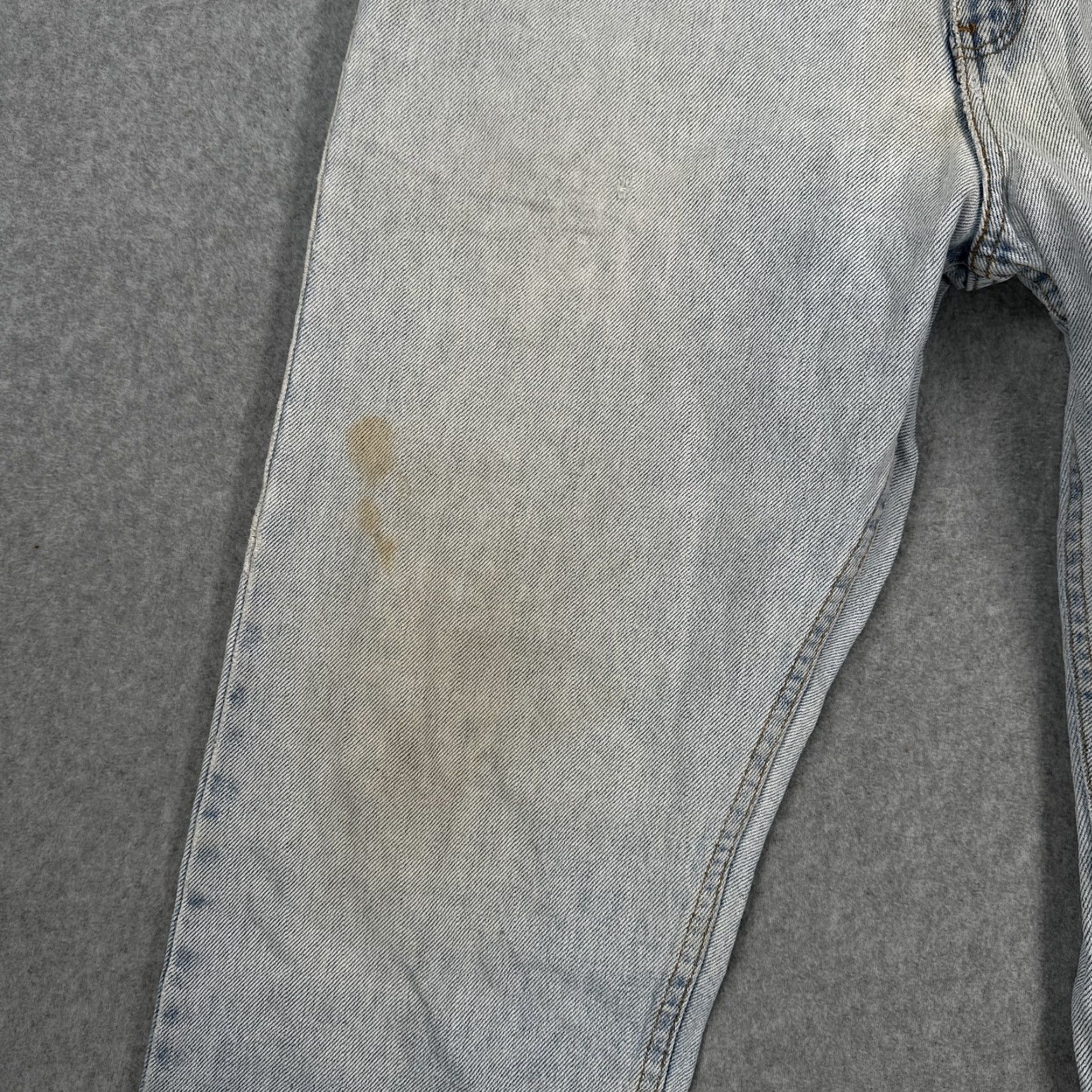 Vintage VINTAGE Polo Jeans Co RL Jeans Mens 34x30 Light Blue Relaxed Fit Distressed 90s Jeans Mens Regular 34 Inseam 30 Distressed Size US S / EU 44-46 / 1 - 5 Thumbnail