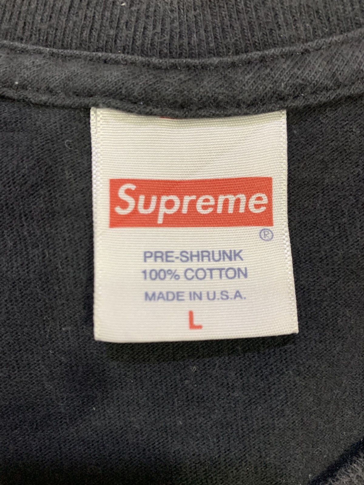 Supreme Supreme SS22 Top Shotta Tee- Black -L Size US L / EU 52-54 / 3 - 5 Thumbnail