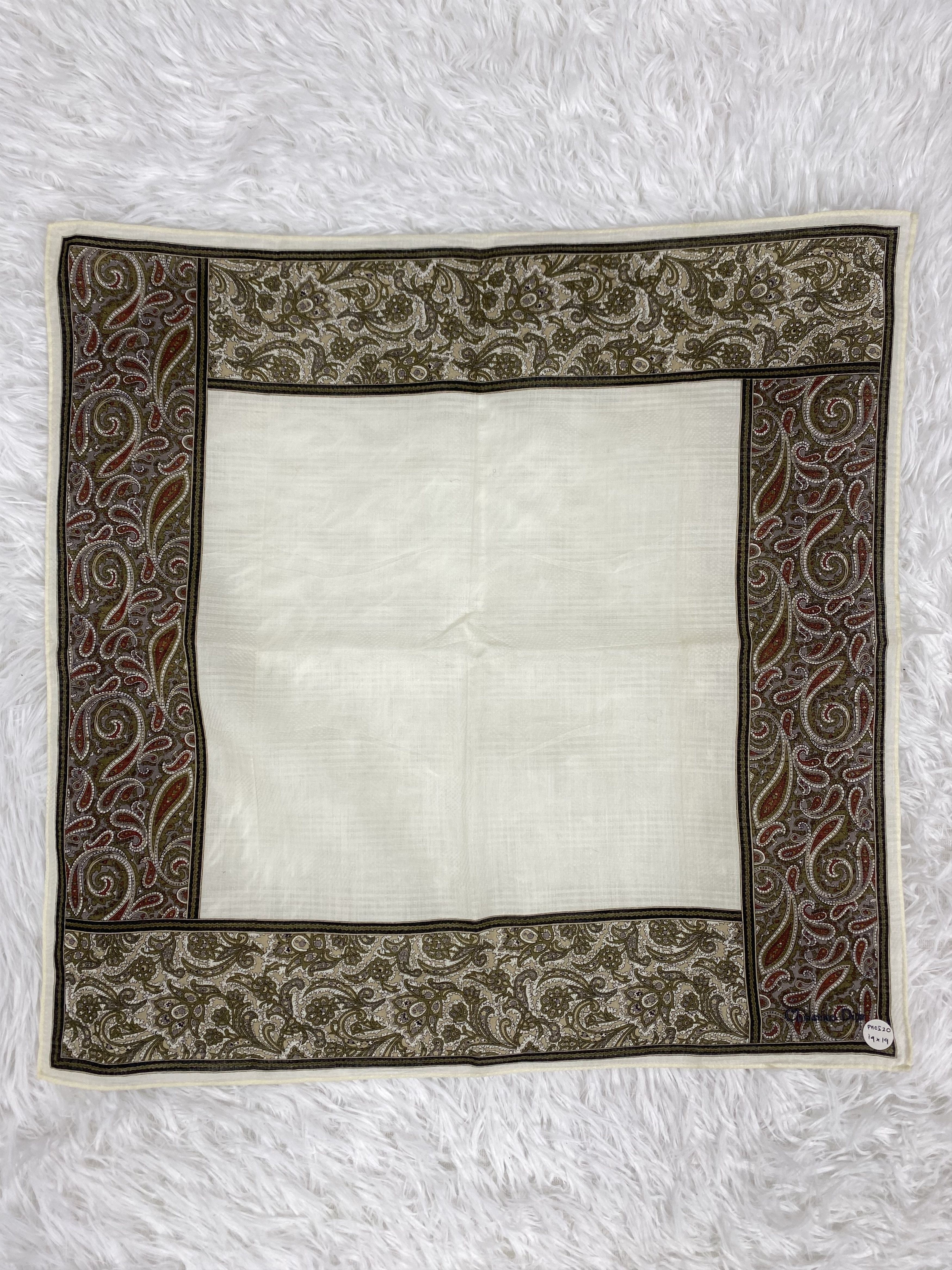 Vintage Vintage Christian Dior Handkerchief Neckerchief PH0520 Size ONE SIZE - 3 Thumbnail