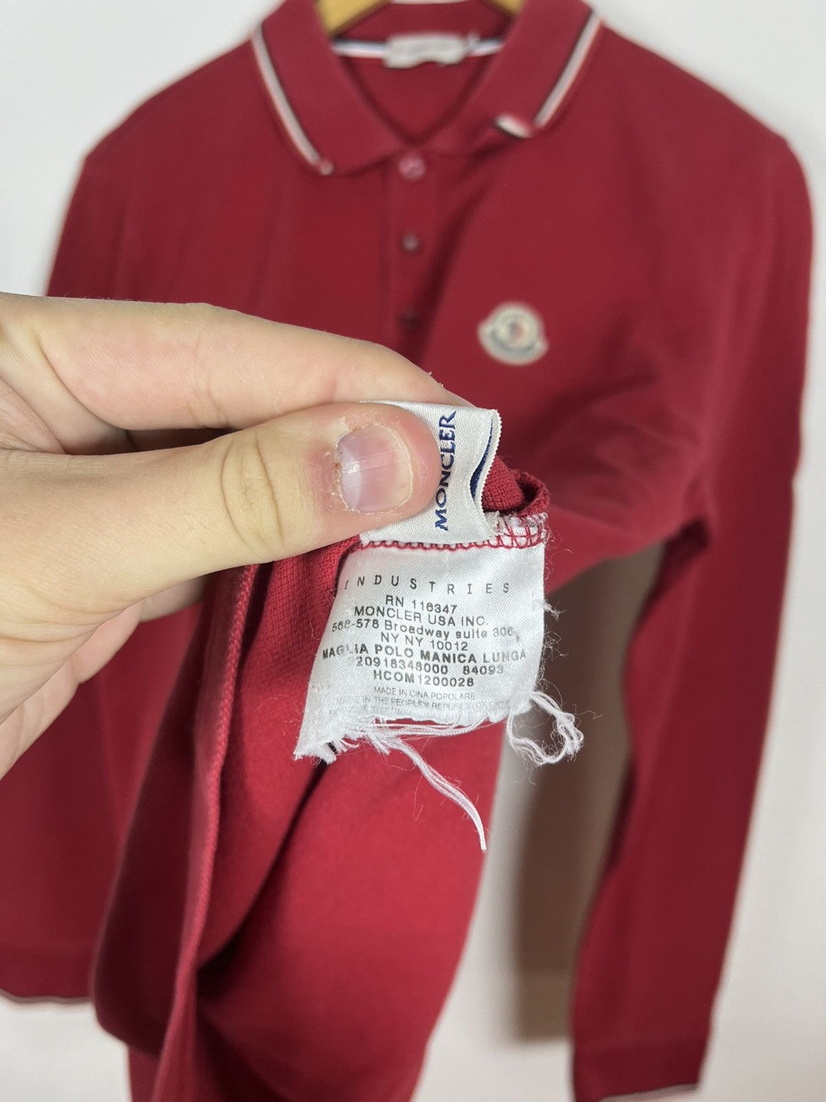 Moncler Moncler Longsleeve Vintage Streetwear Y2K Size US L / EU 52-54 / 3 - 8 Thumbnail