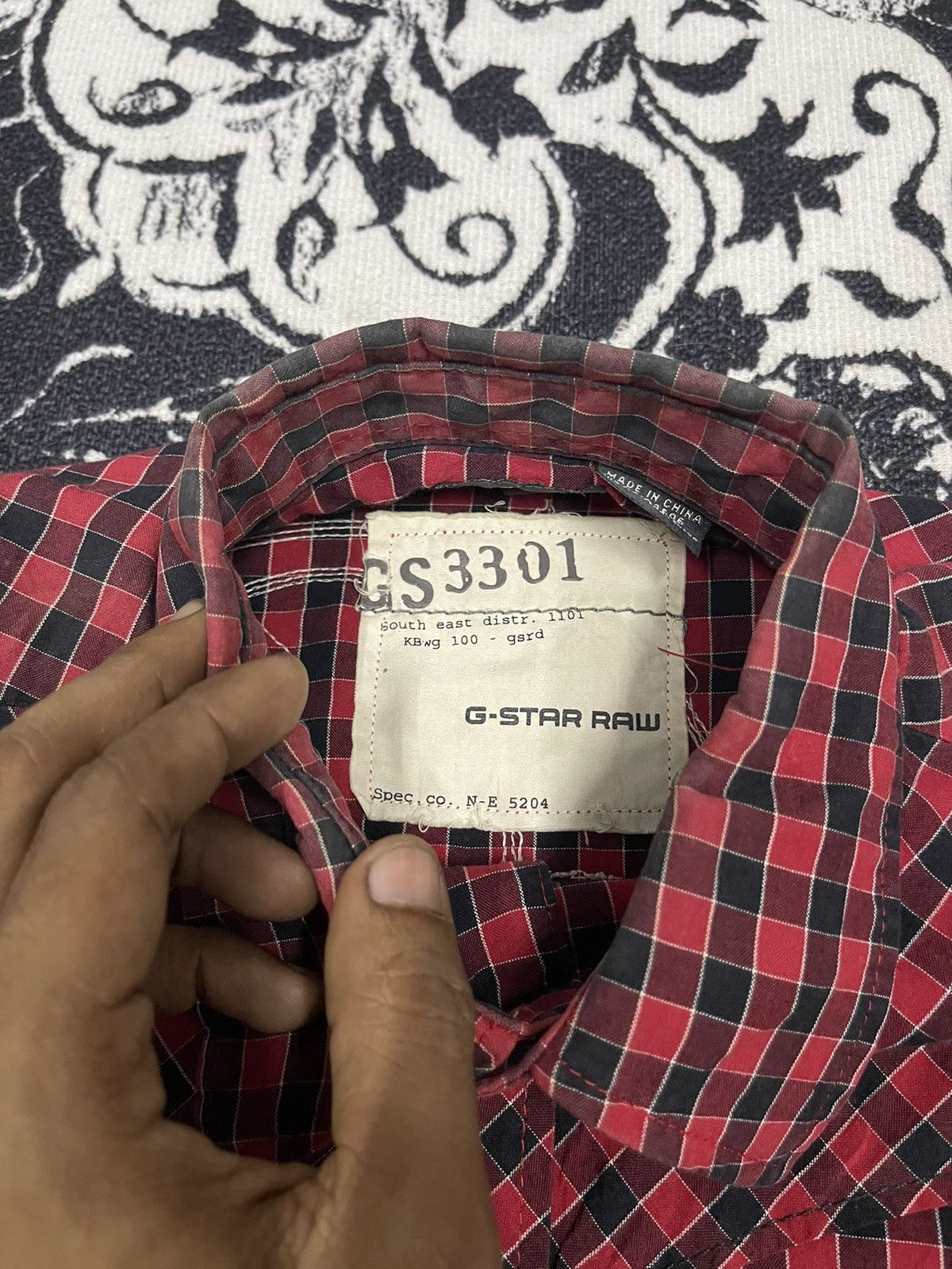 G-Star Y2K G STAR RAW BUTTON UP SHIRT BIG LOGO ON BACK Size US M / EU 48-50 / 2 - 10 Thumbnail