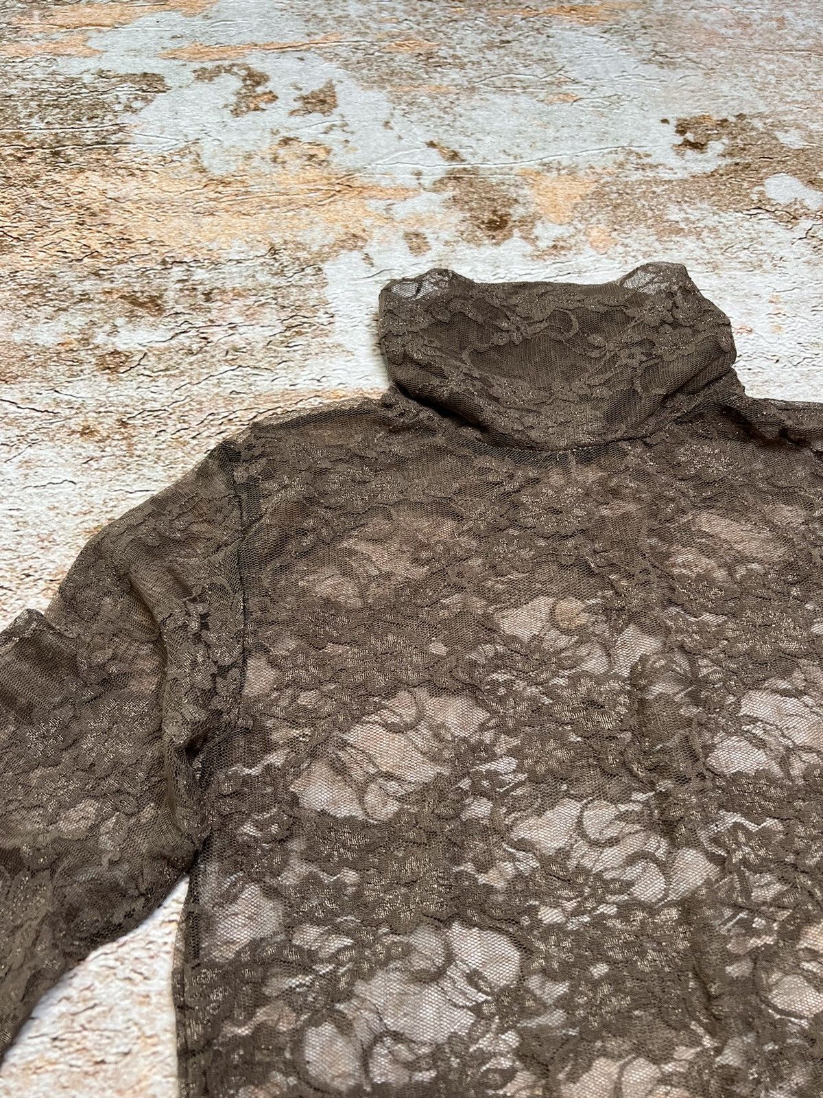 Vintage Vintage Japanese floral mesh long sleeve Size S / US 4 / IT 40 - 4 Thumbnail